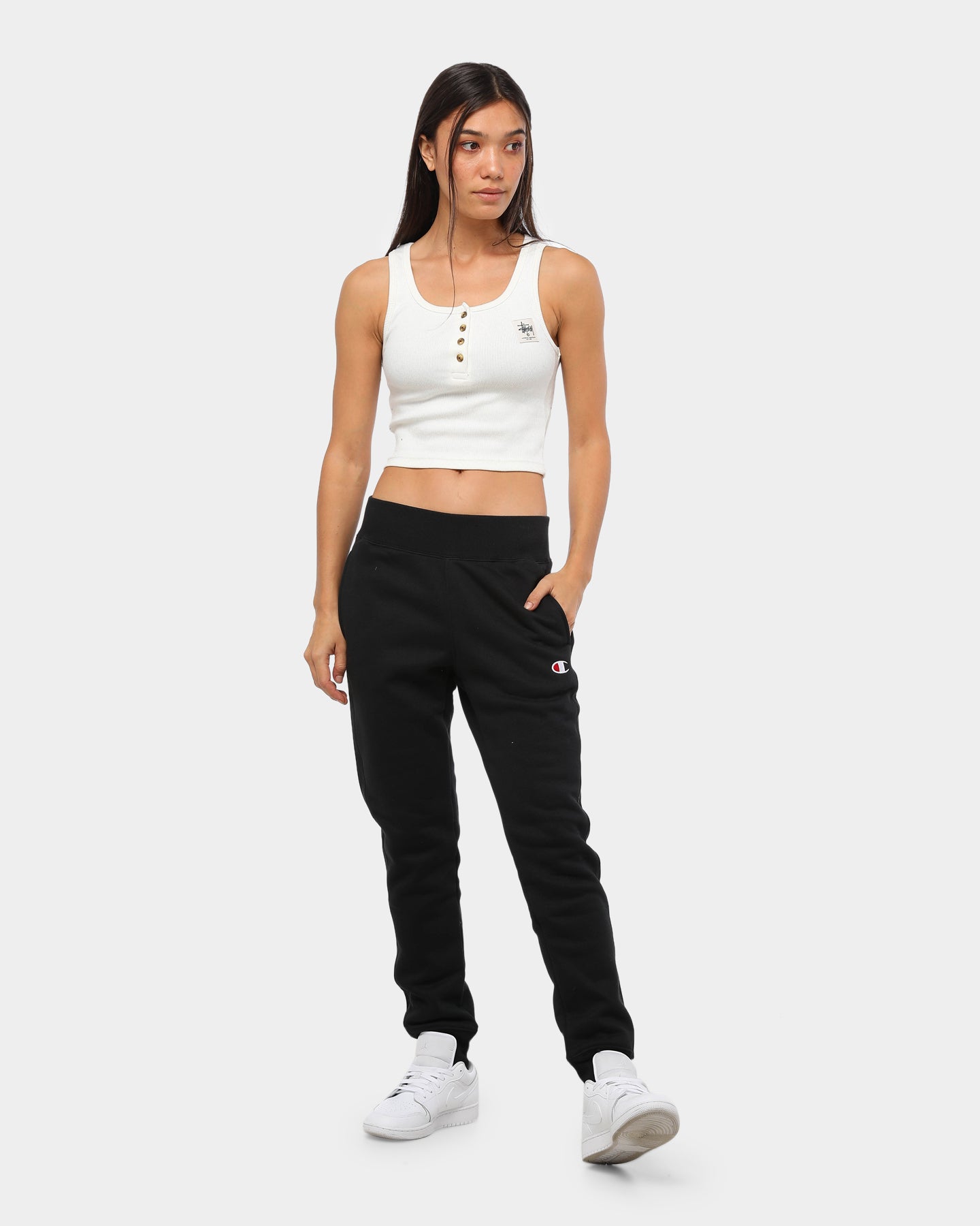 champion women's jogger set