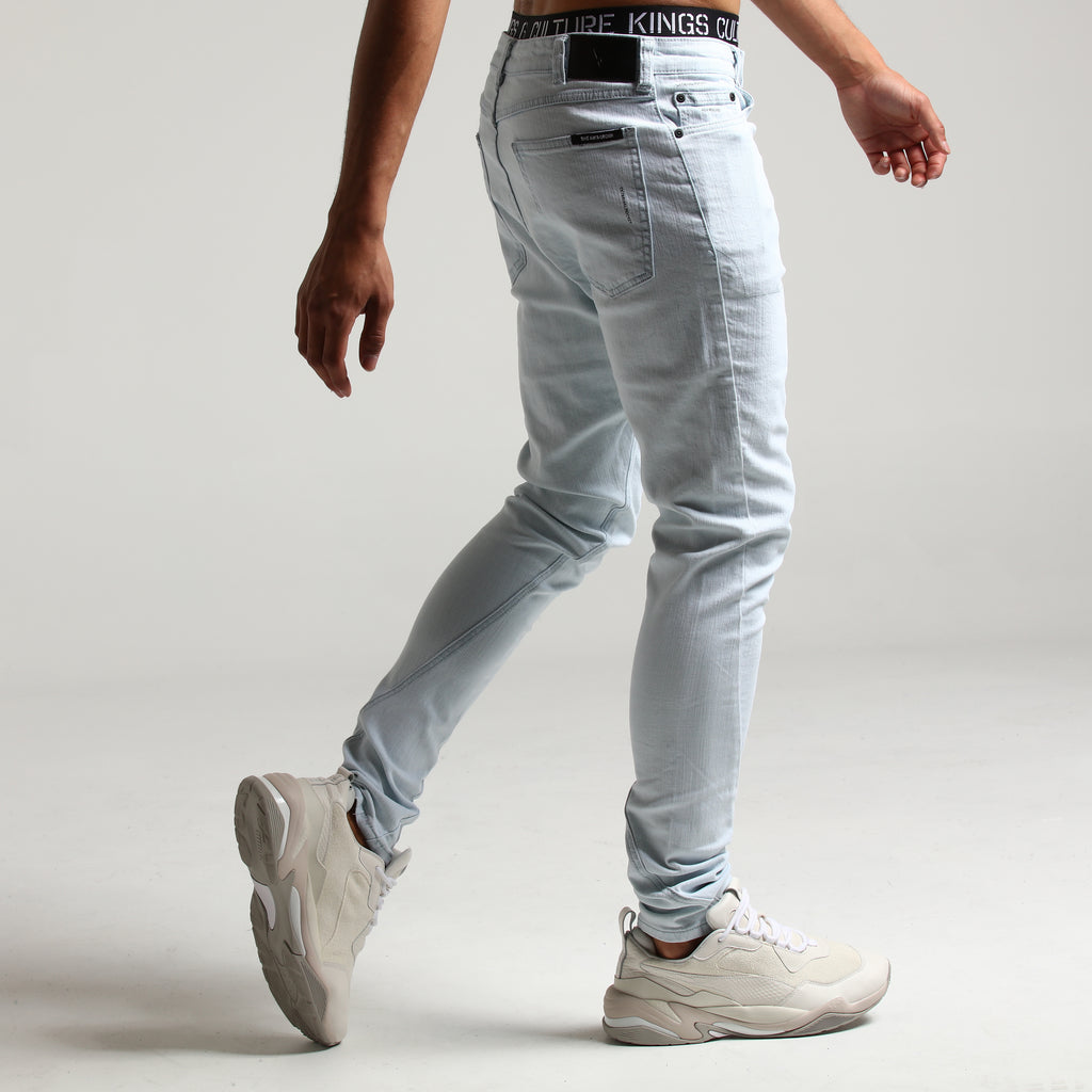 The Anti-Order Non-Stencil Lowrider Jean Bleach Wash