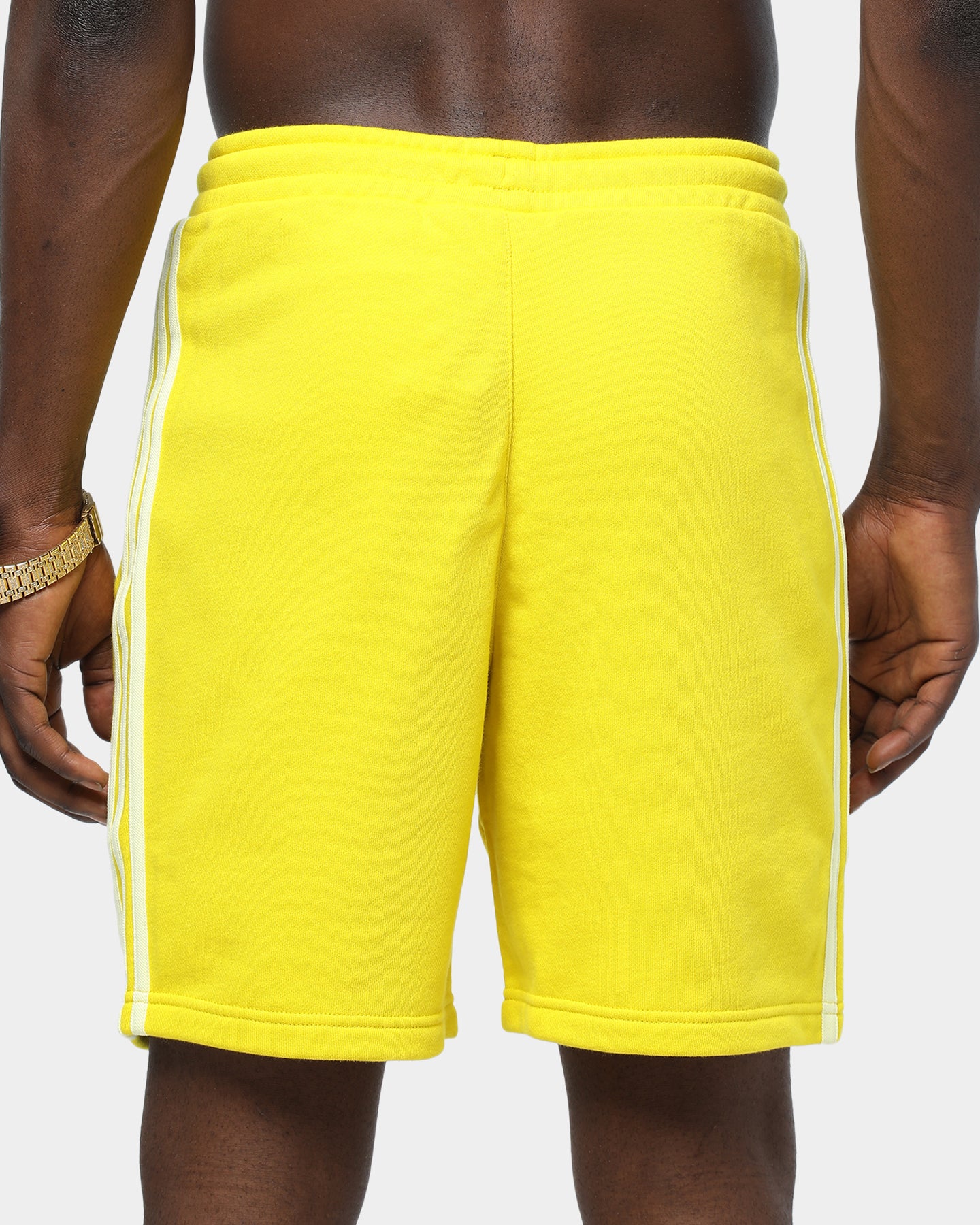 adidas yellow shorts