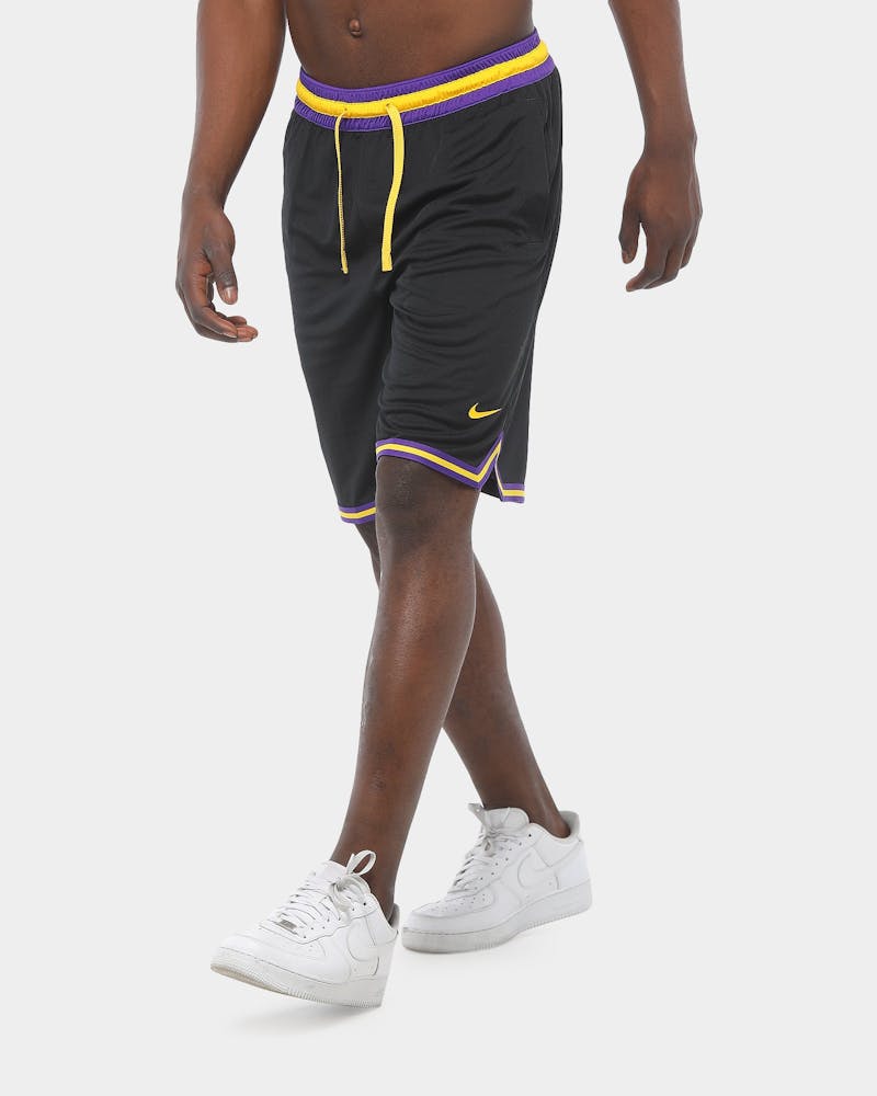 Nike Los Angeles Lakers Shorts Black Purple Yellow Culture Kings