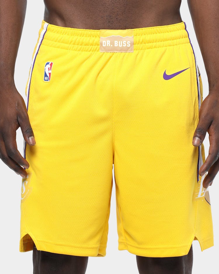 Nike Los Angeles Lakers City Edition Swingman Short ...
