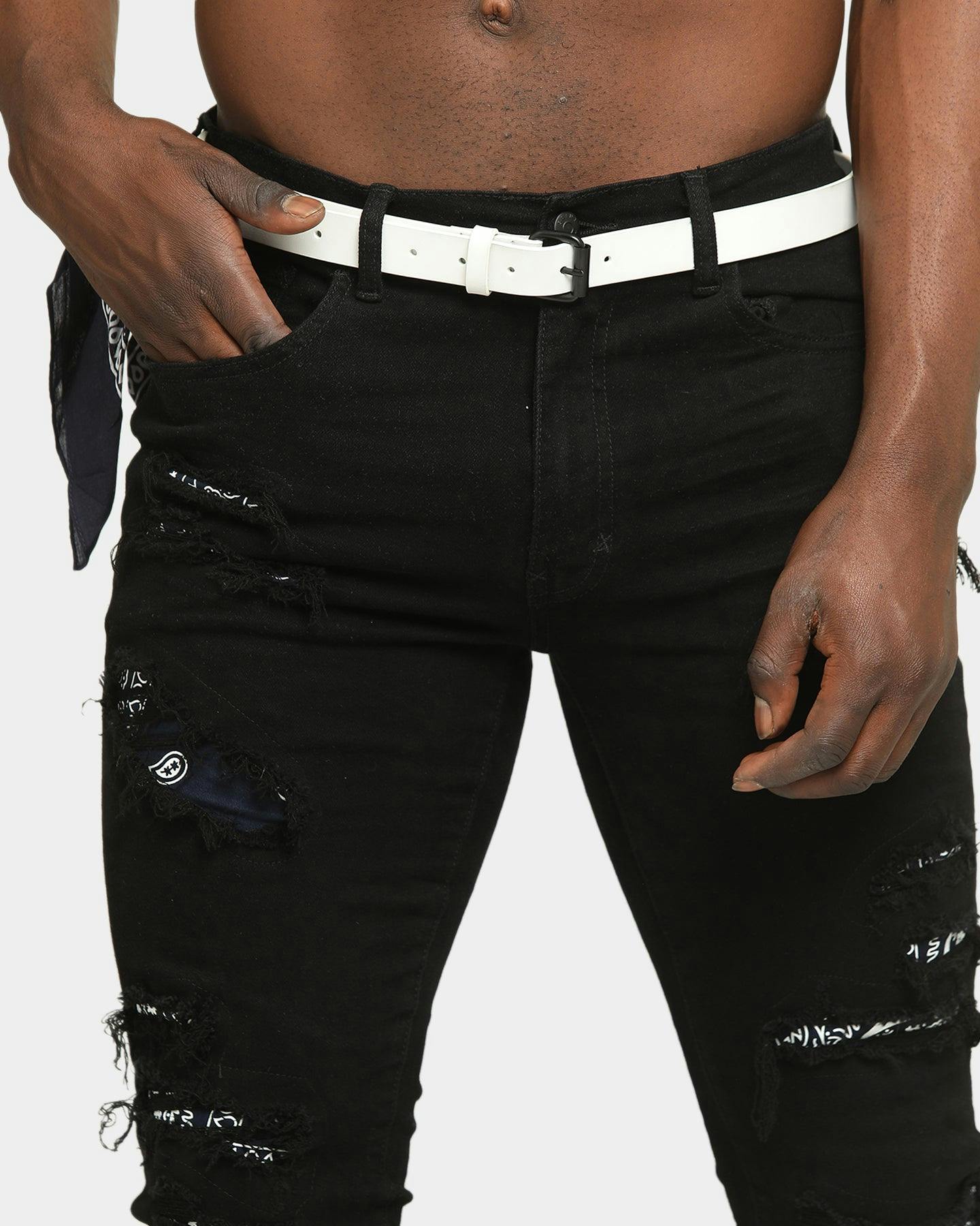 Saint Morta Bandana Summum Jean Black/Navy Culture Kings