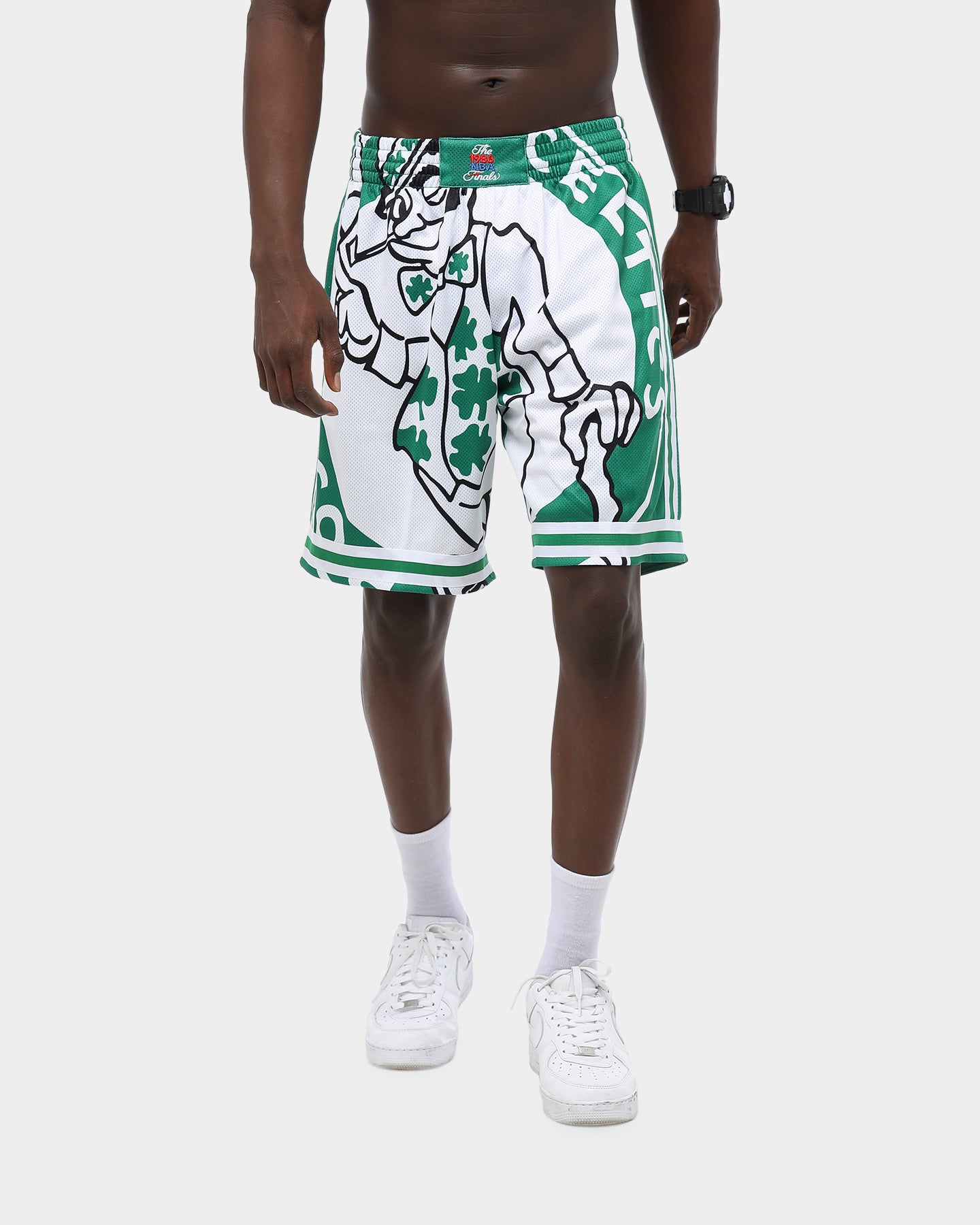 nba big logo shorts