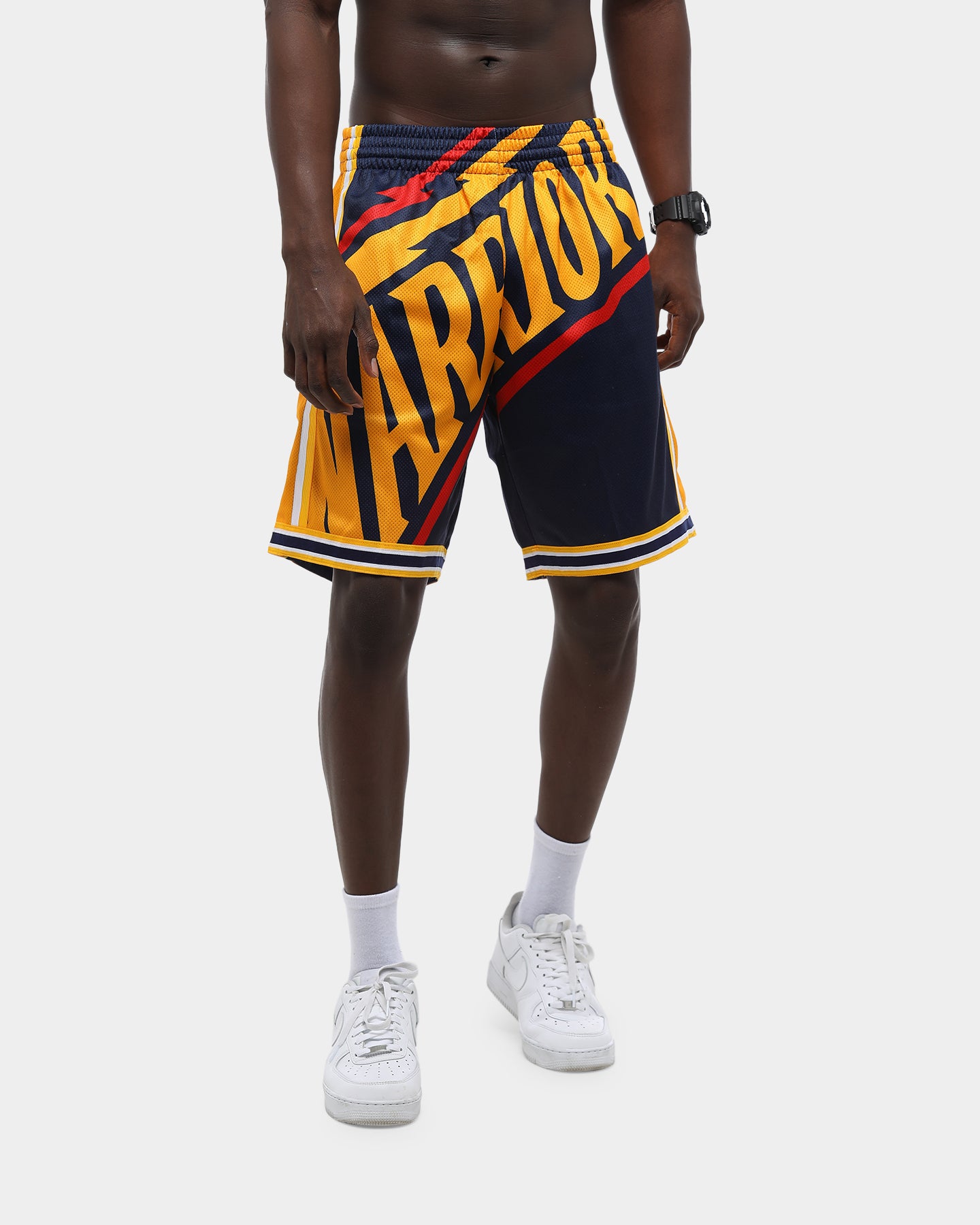 mitchell ness warriors shorts