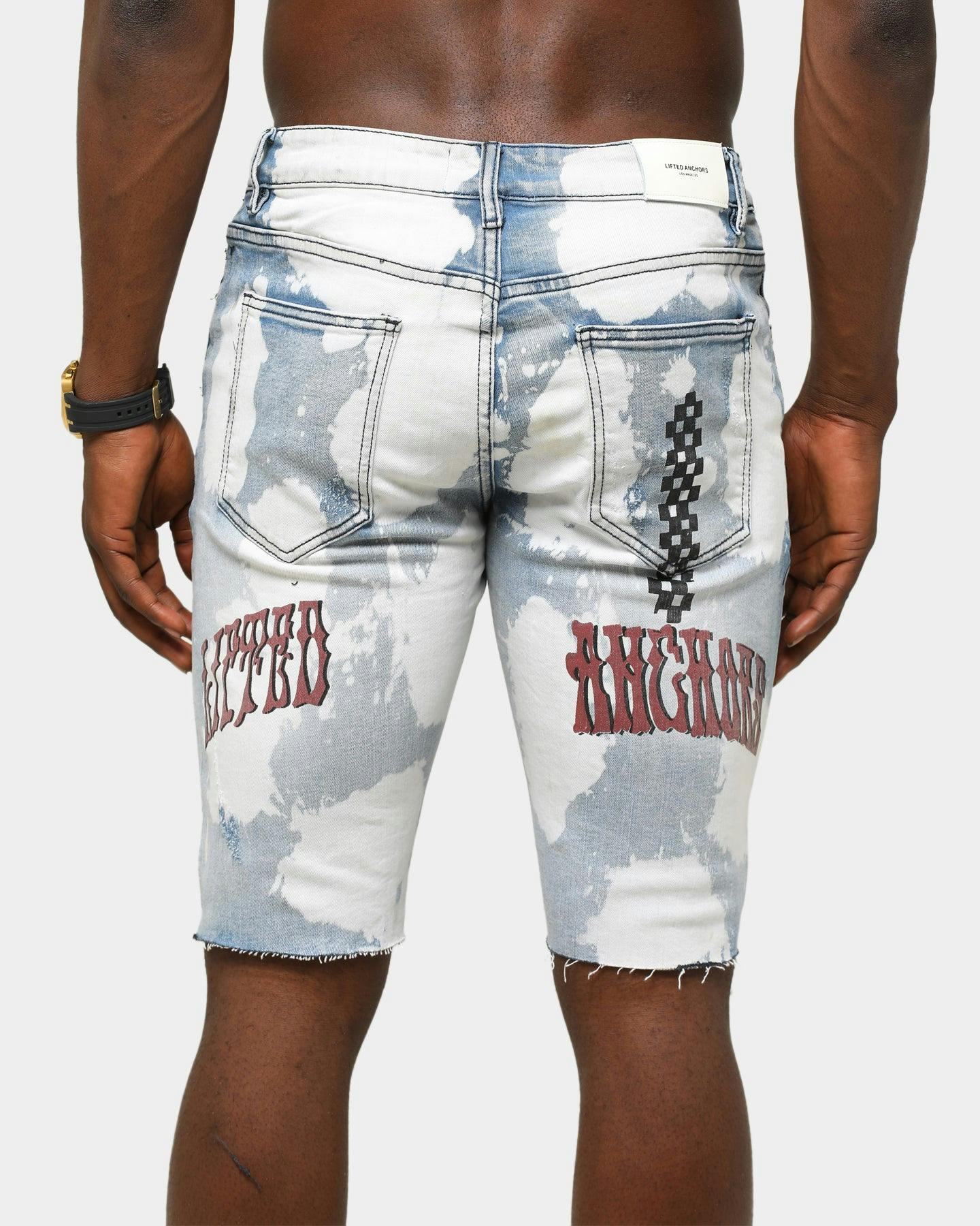 Lifted Anchors Men's Barker Denim Shorts Blue Culture Kings