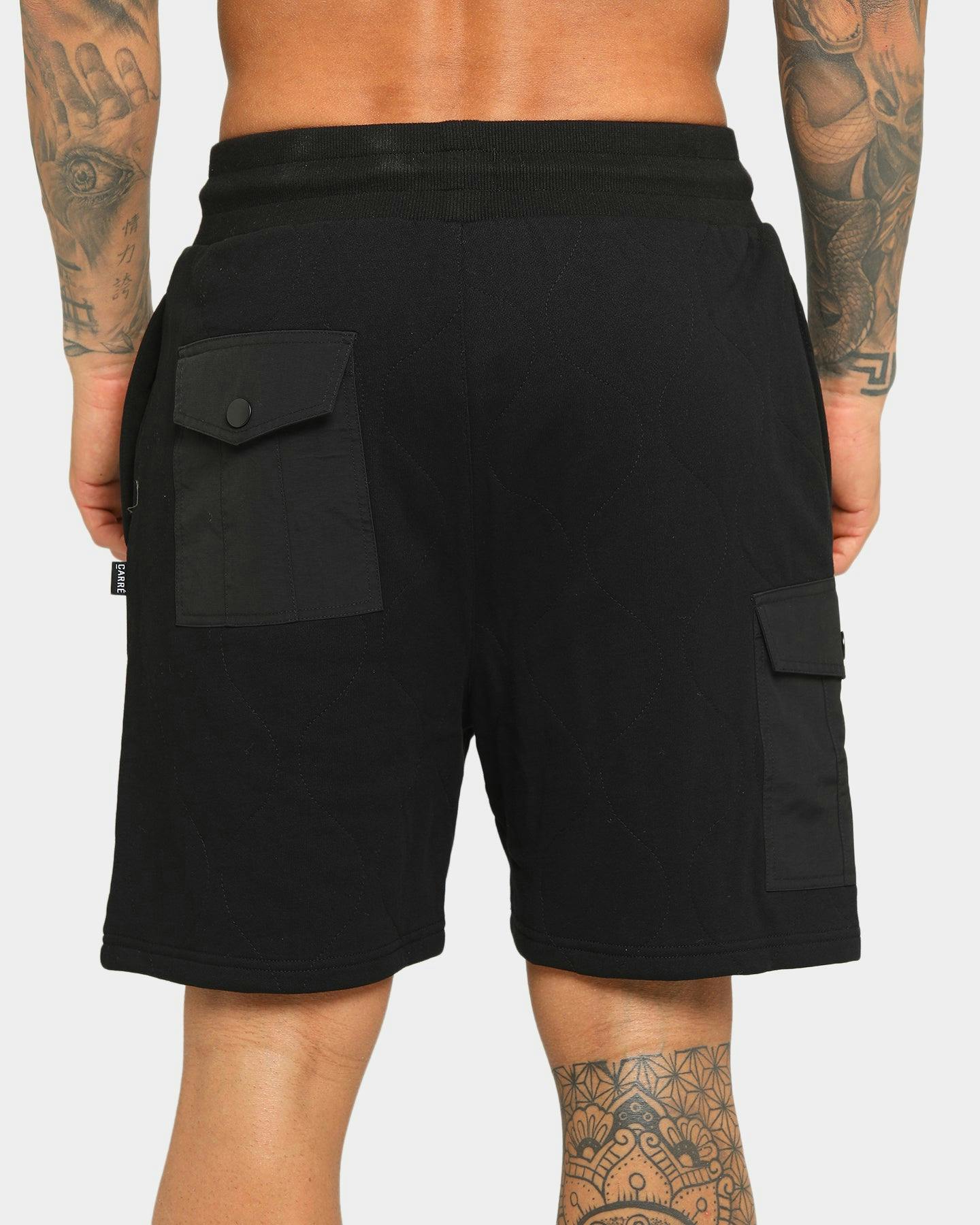 Carré Roadman Quilted Shorts Black Culture Kings