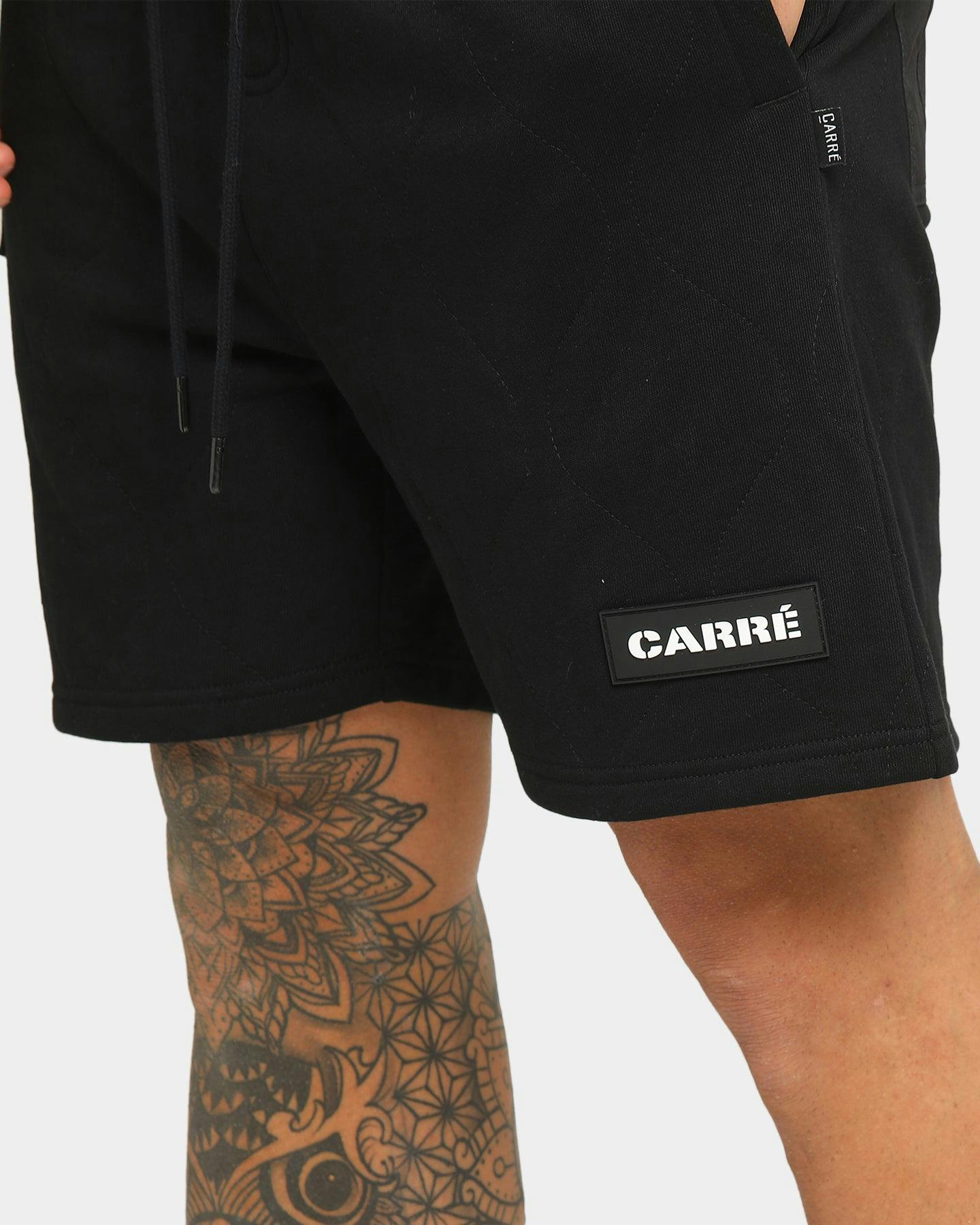Carré Roadman Quilted Shorts Black Culture Kings