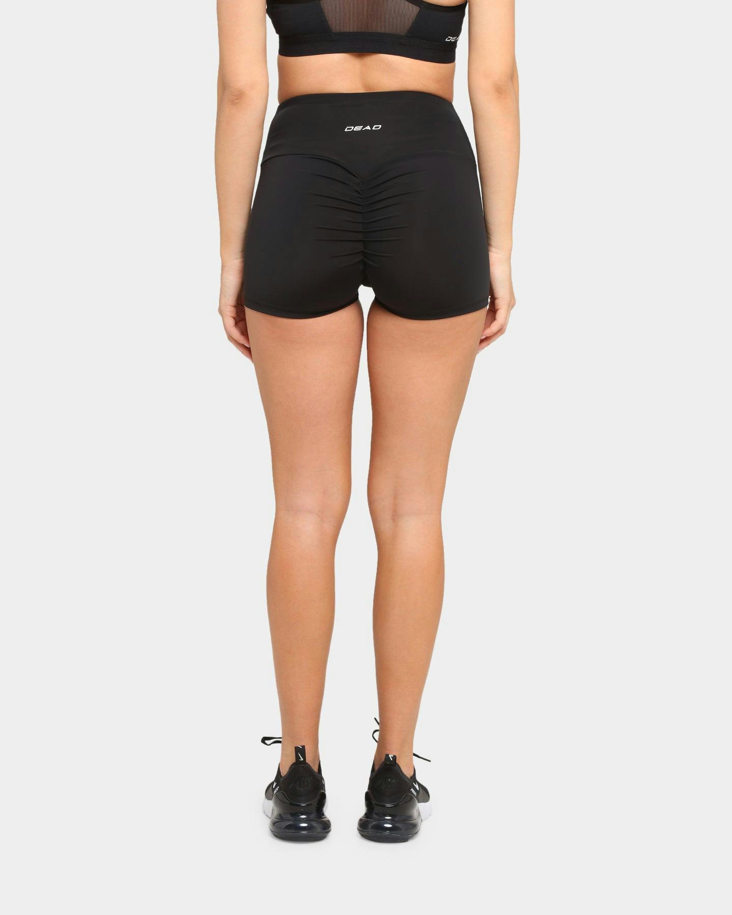 Dead Sport Women's Scrunch Bum Shorts Black Culture Kings