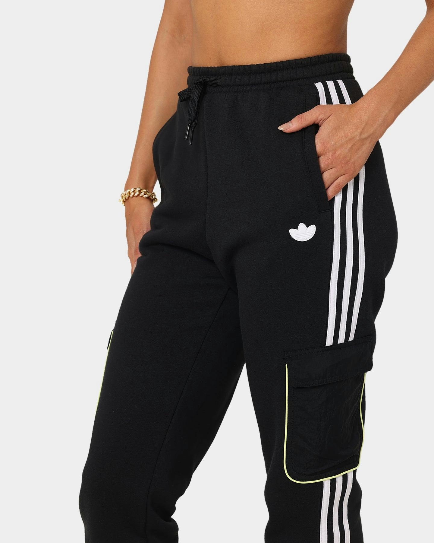 Adidas Womens Piping Cargo Pants Black Culture Kings 