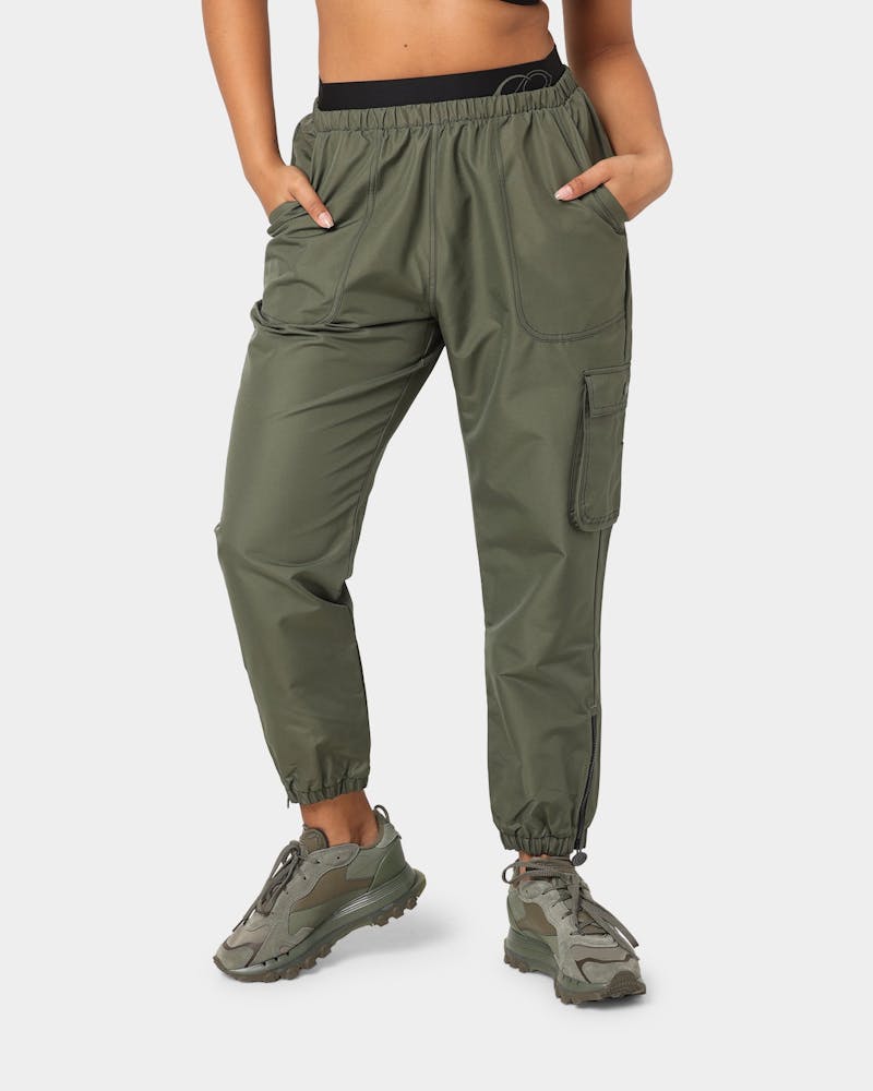 cardi b hunter green reebok