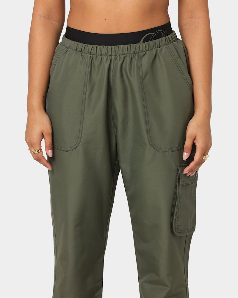 cardi b hunter green reebok