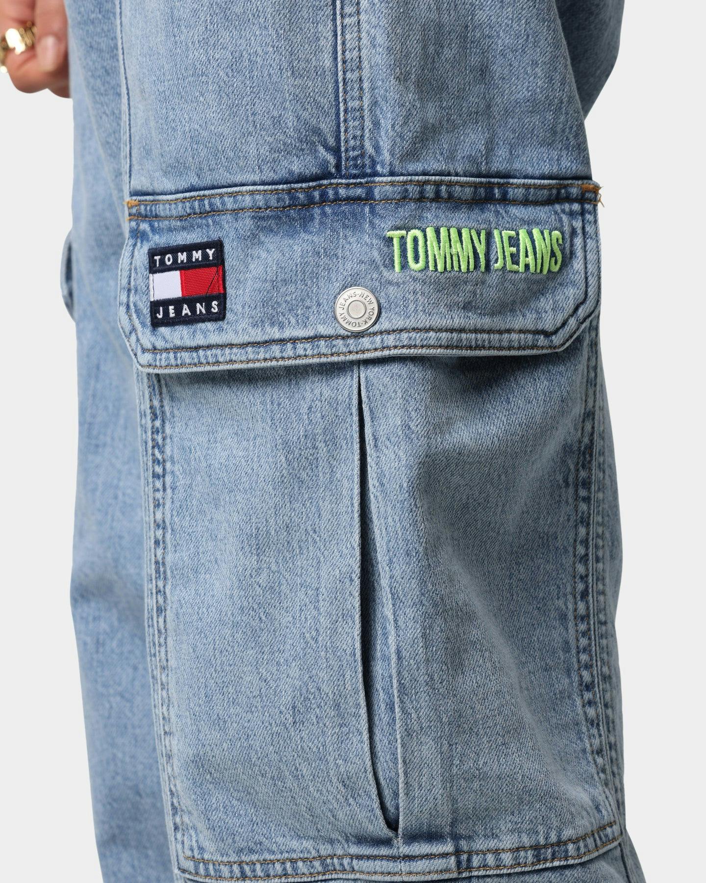 Tommy Jeans Women's Relaxed Cargo Jeans Leon Light Blue Culture Kings