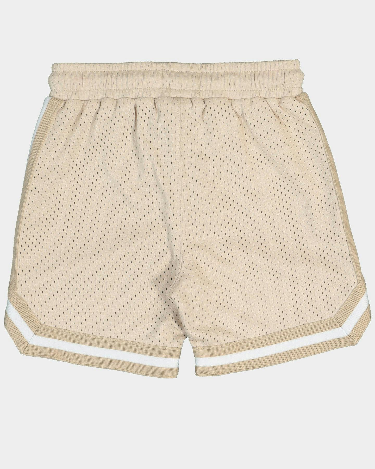 EN ES Kid's Mini Basketball Shorts Beige Culture Kings