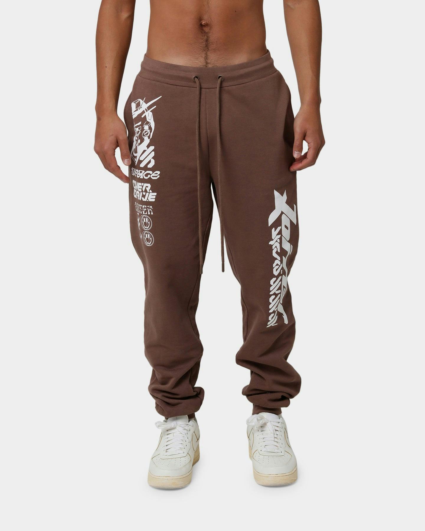 Loiter Dystopia Track Pants Brown | Culture Kings