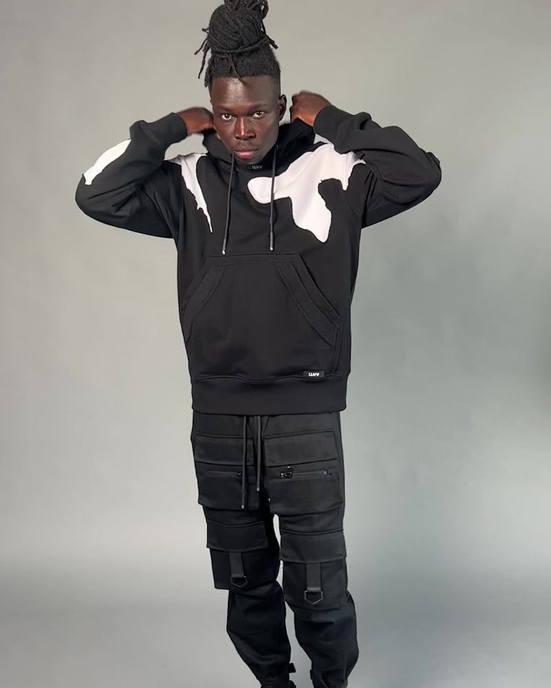 The Anti Order Deconstruction Hoodie Black/White thumbnail - 2