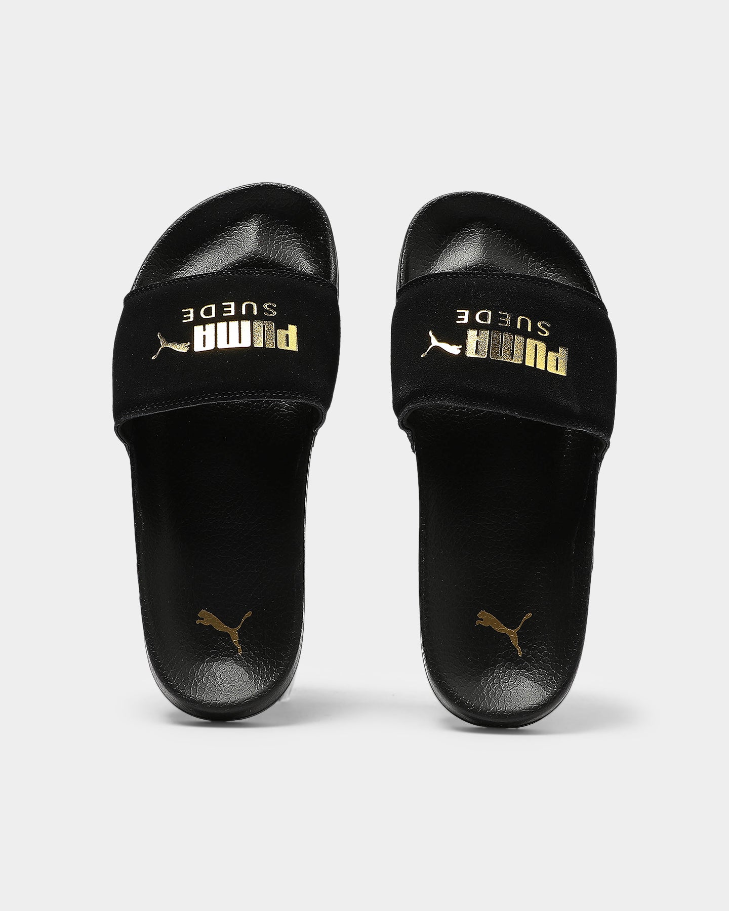 puma leadcat suede slides