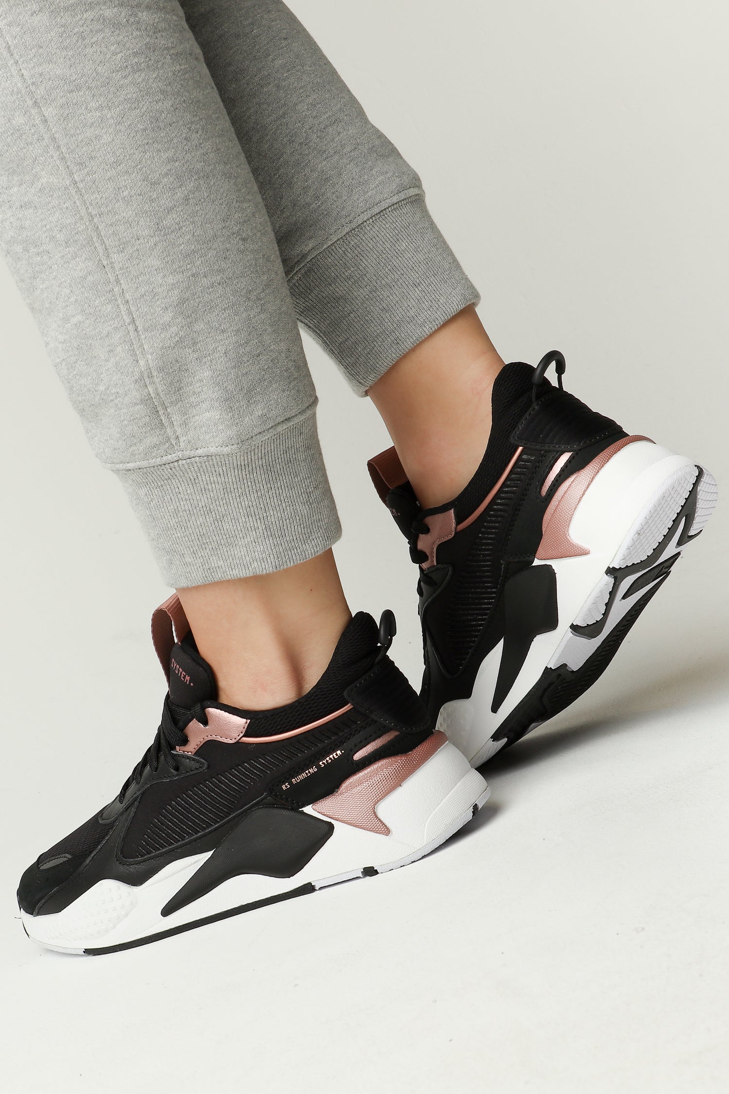 puma rs x black rose gold