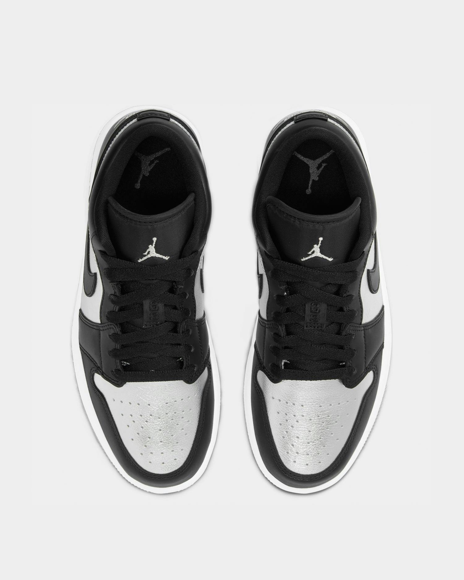 Jordan Women's Air Jordan 1 Low SE "Silver Toe" Black/Metallic Silver/White