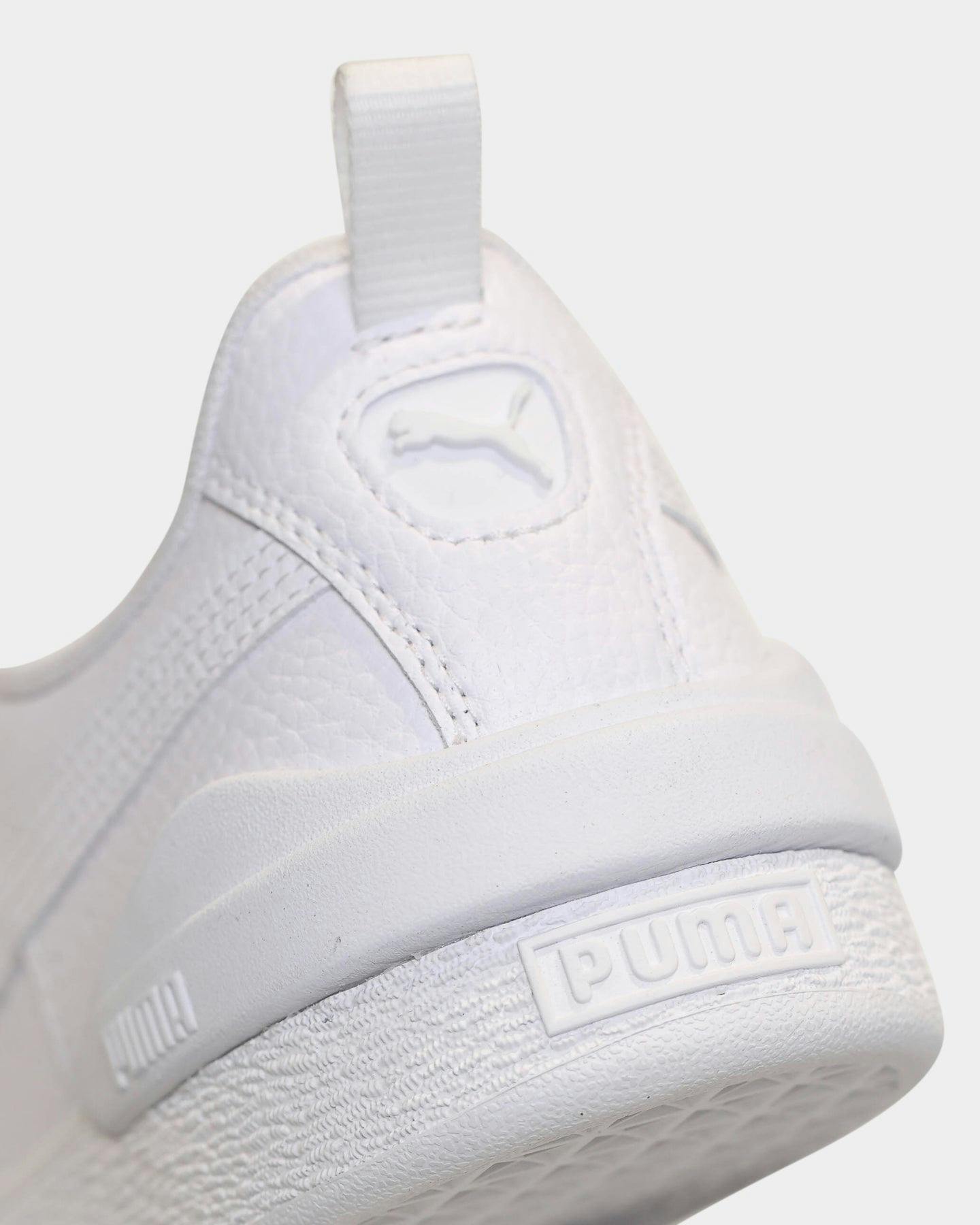 Puma Suede Bloc B&amp;W White/Grey Culture Kings