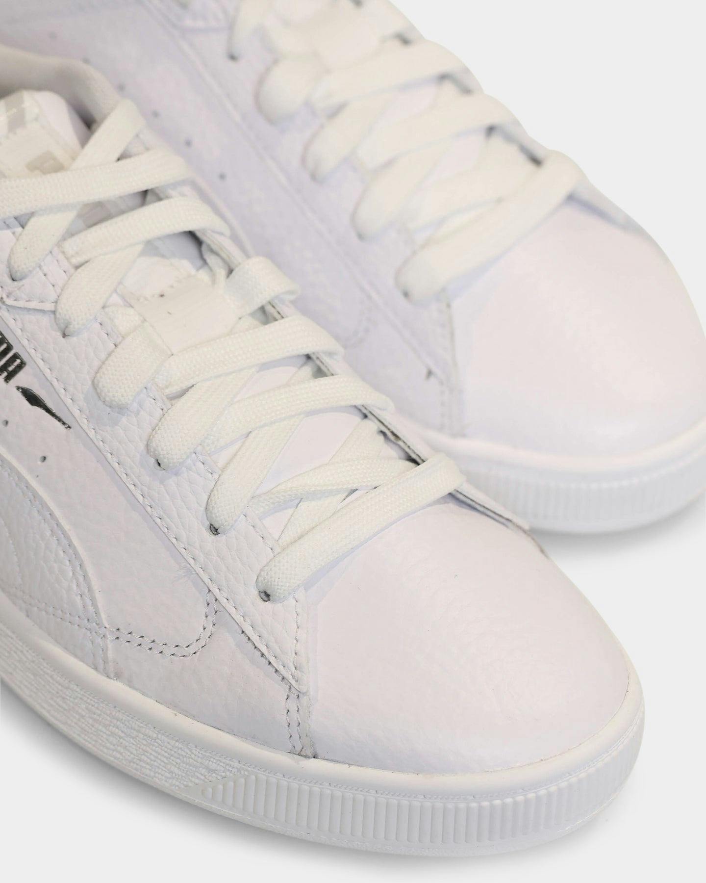 Puma Suede Bloc B&amp;W White/Grey Culture Kings