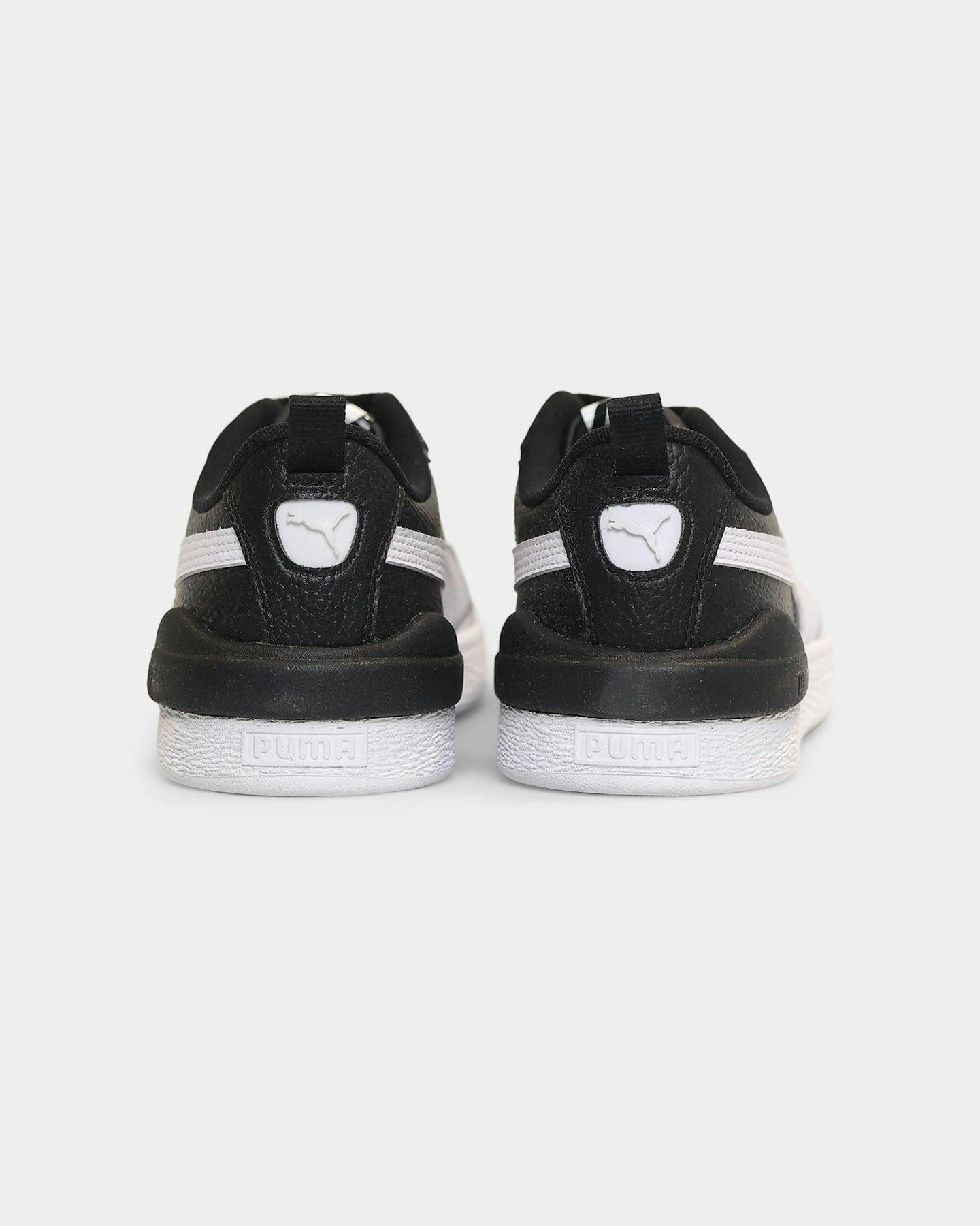 Puma Suede Bloc B&amp;W Black Culture Kings