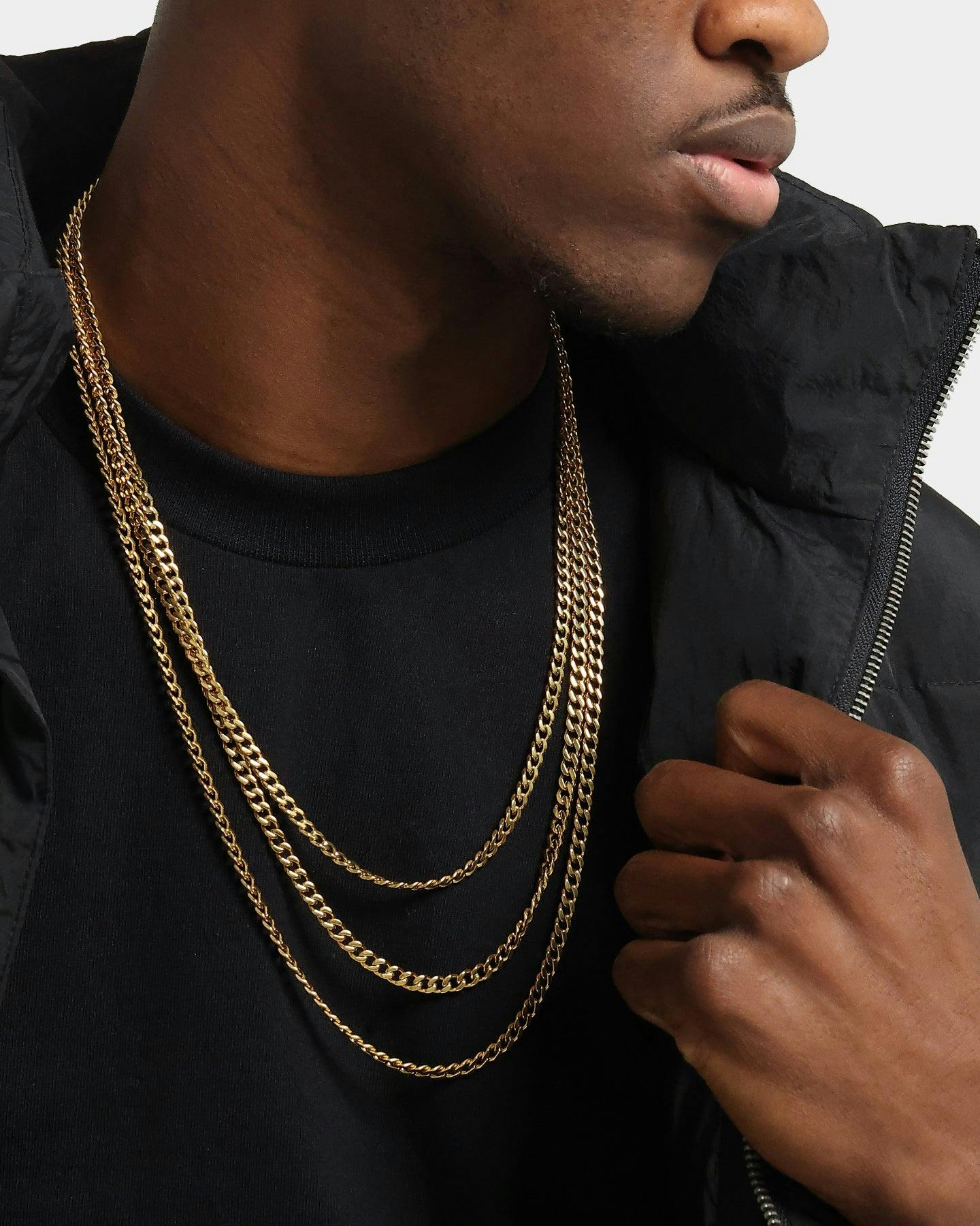 saint laurent cuban link necklace