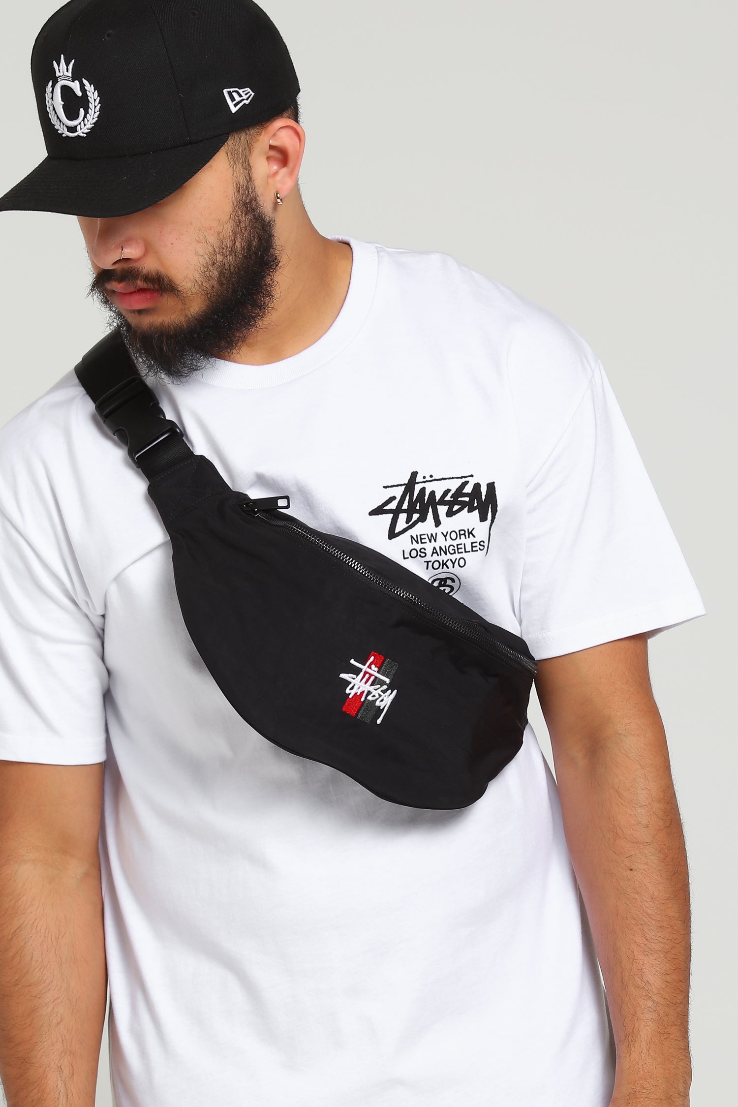 stussy bum bag