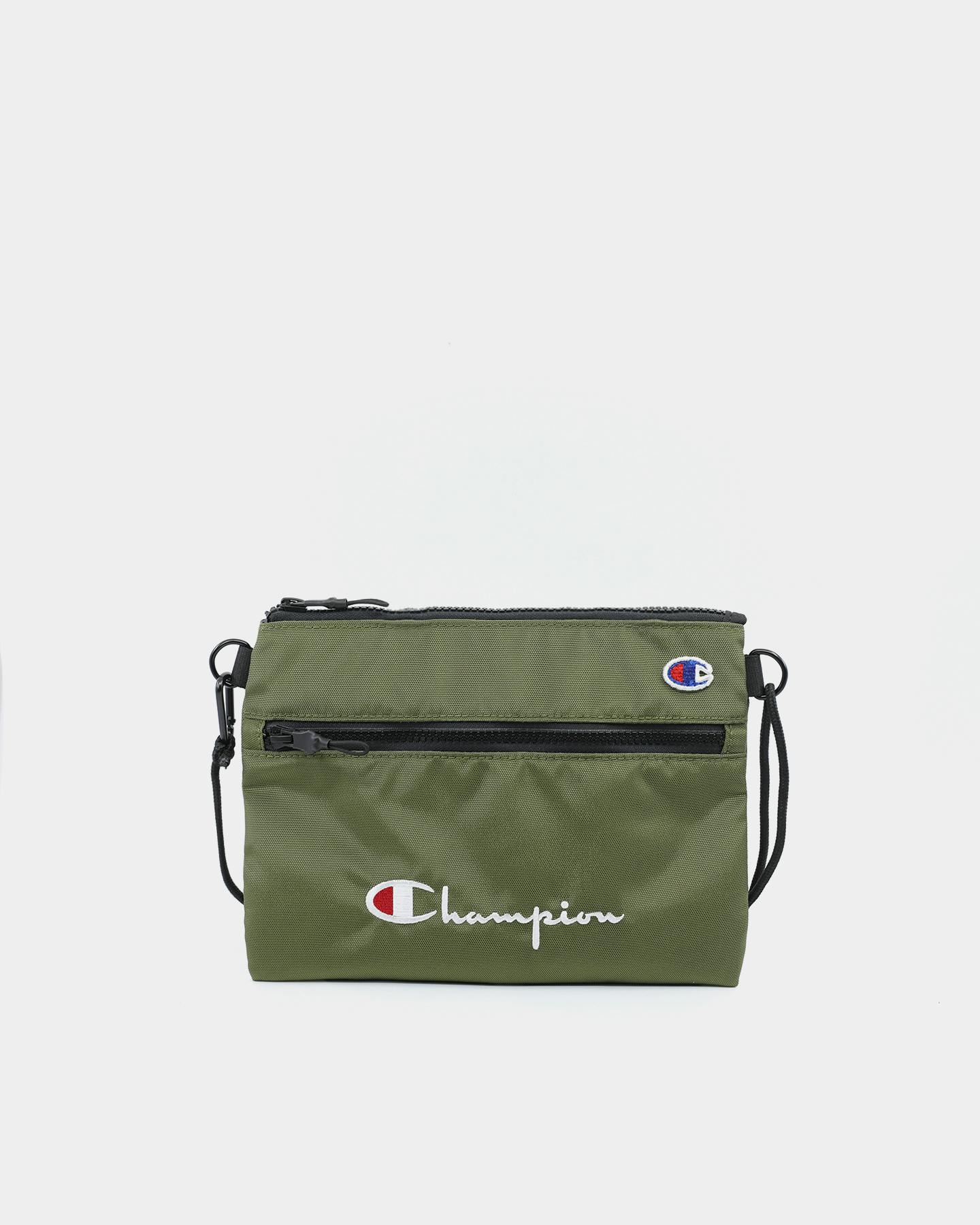 Champion Script Shoulder Bag Olive/Khaki Culture Kings