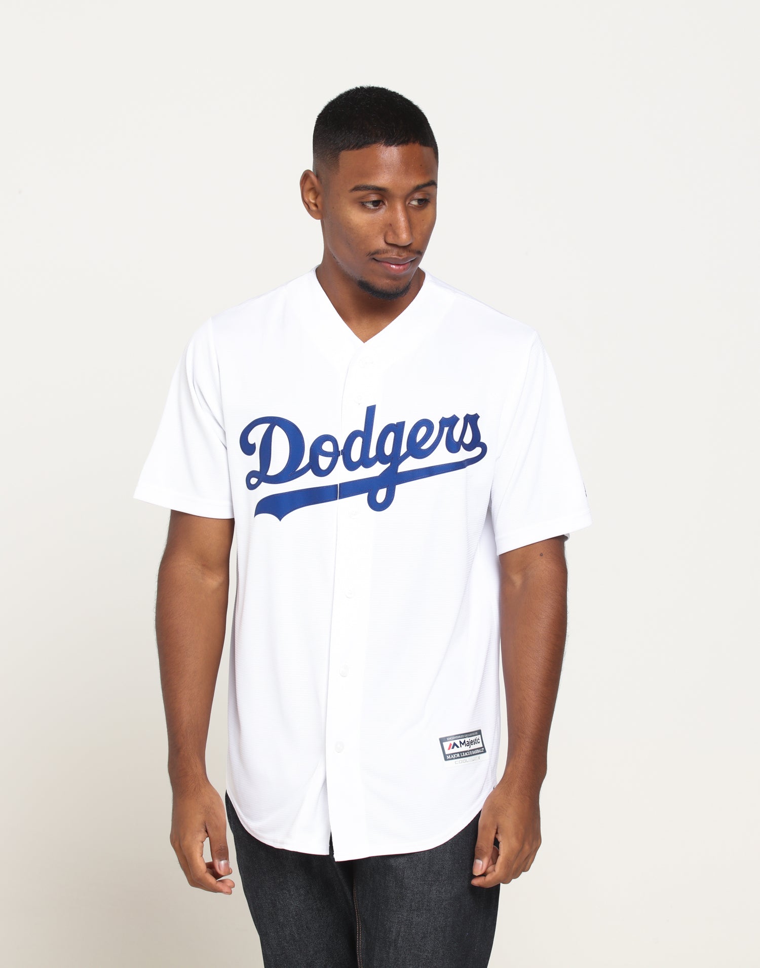 white dodgers jersey