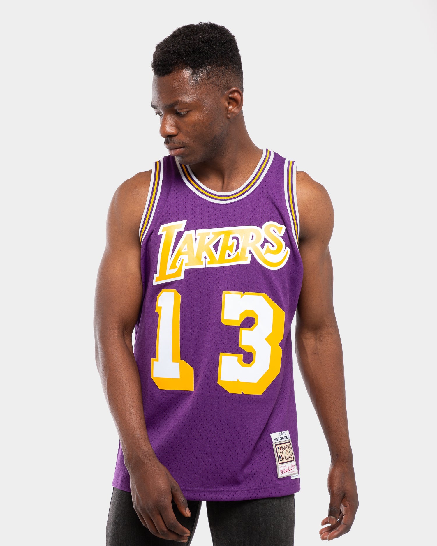 Mitchell /& Ness Swingman Jersey Los Angeles Lakers Shaquille ONeal #34 Purple 99-00
