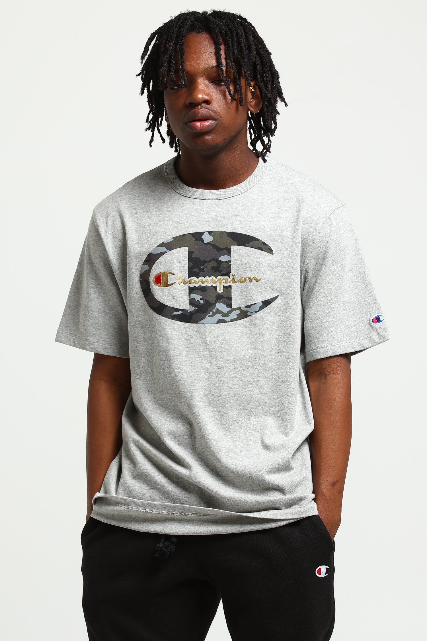 champion heritage tee camo