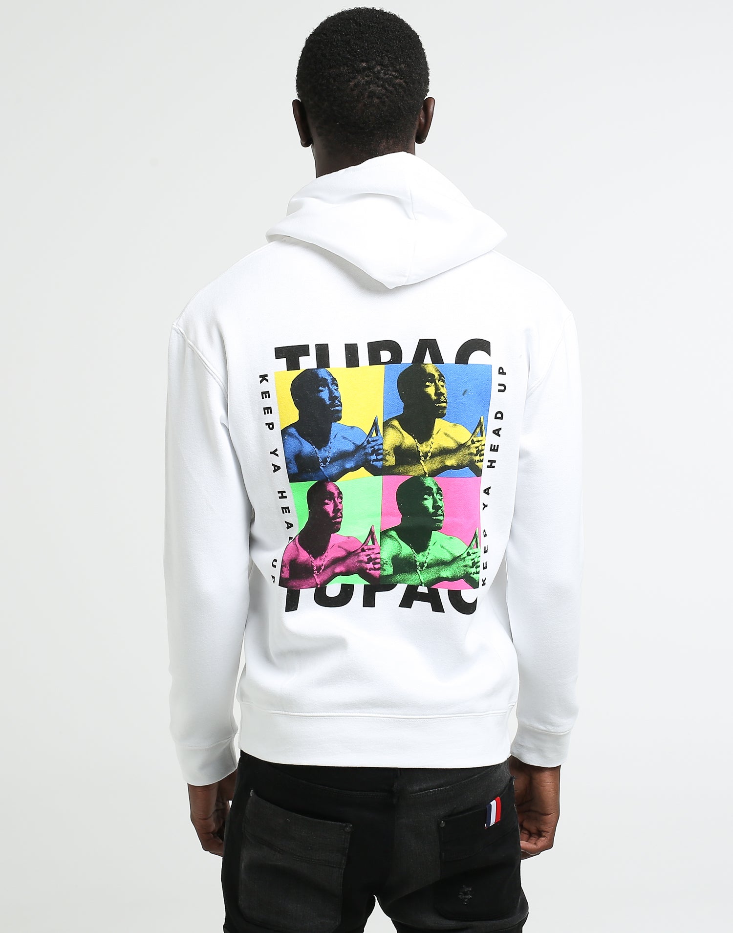 white tupac hoodie