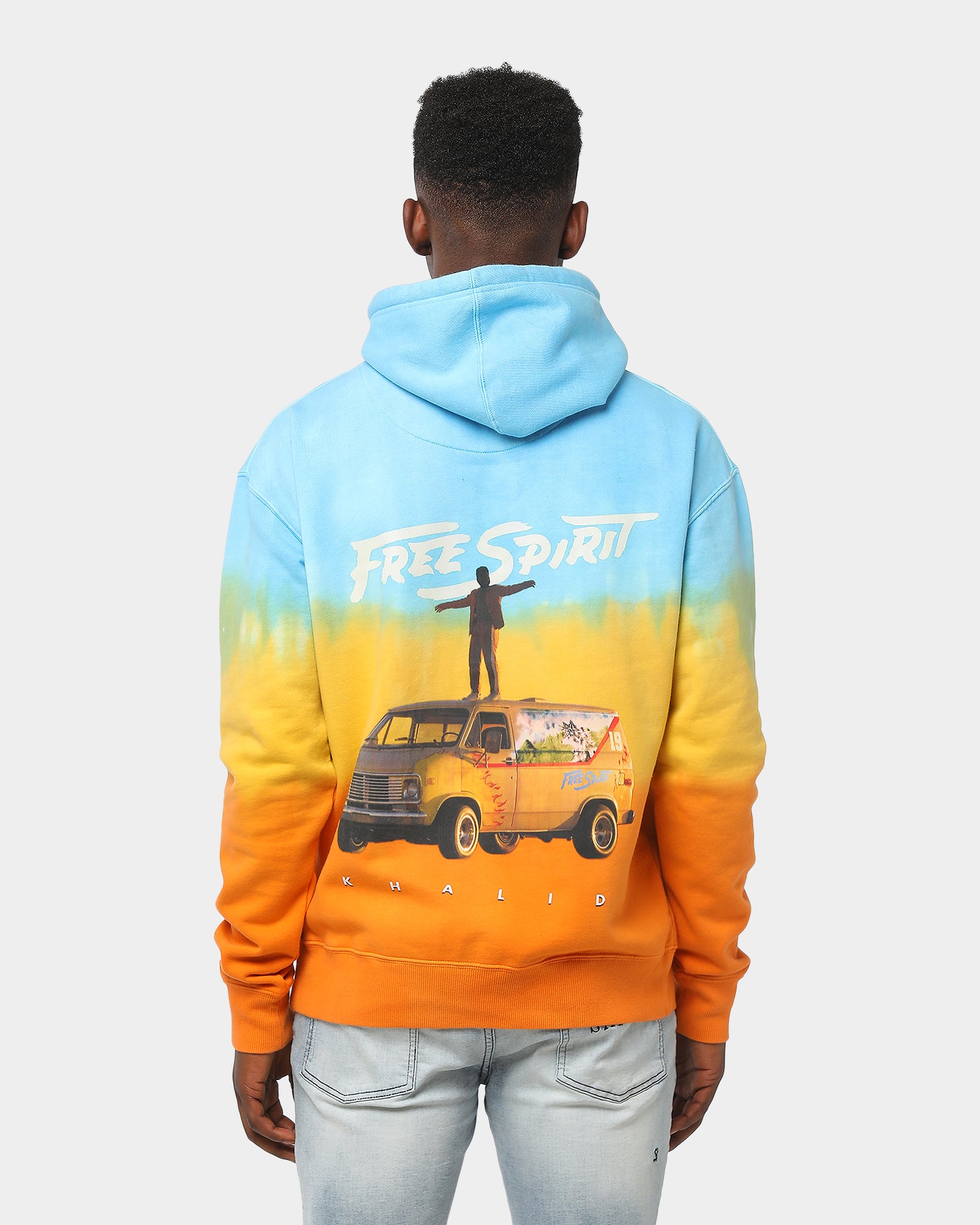 free spirit orange hoodie