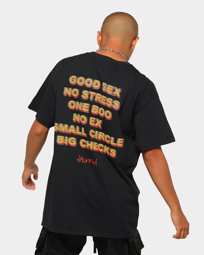 Download 4HUNNID Good Sex Tee Black | Culture Kings