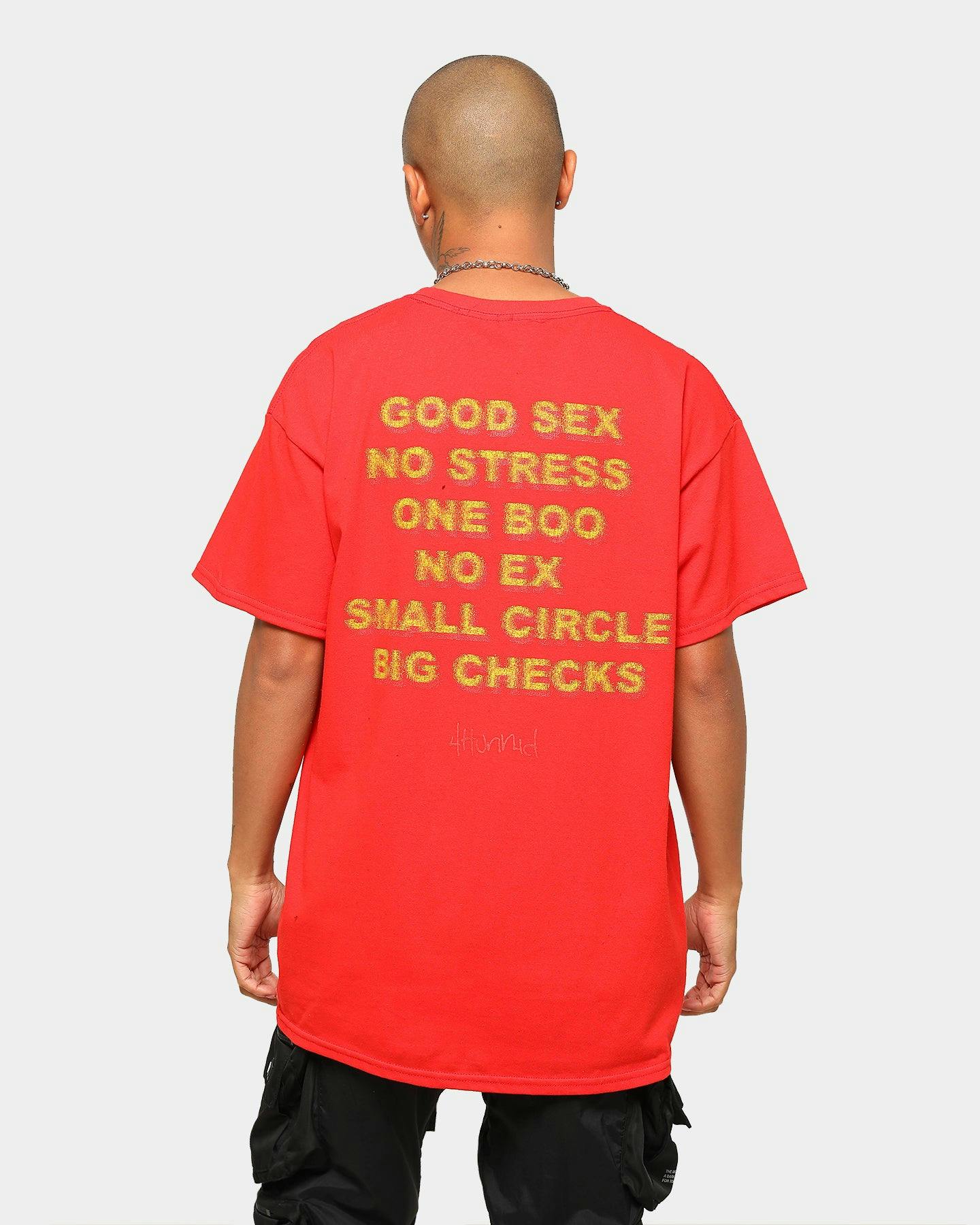 4hunnid Good Sex Tee Red Culture Kings 