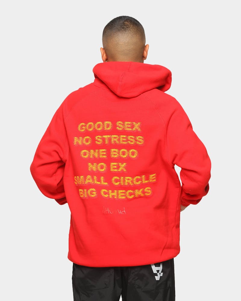 4hunnid Good Sex Hoodie Red Culture Kings