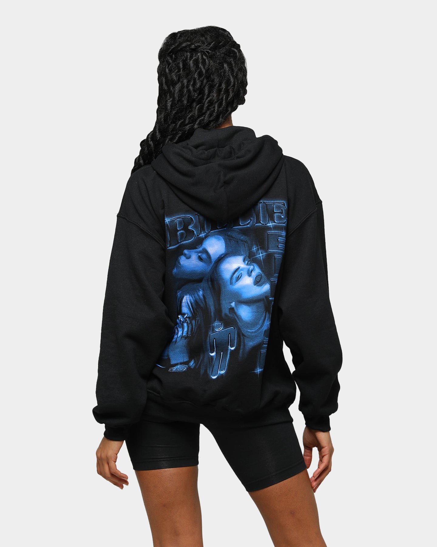 billie eilish blue hoodie