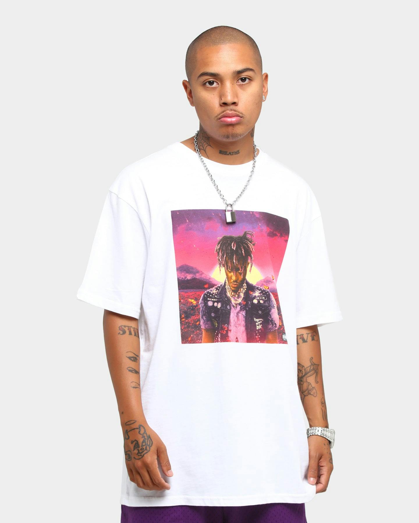 Juice Wrld Legends Never Die Album Short Sleeve TShirt White Culture