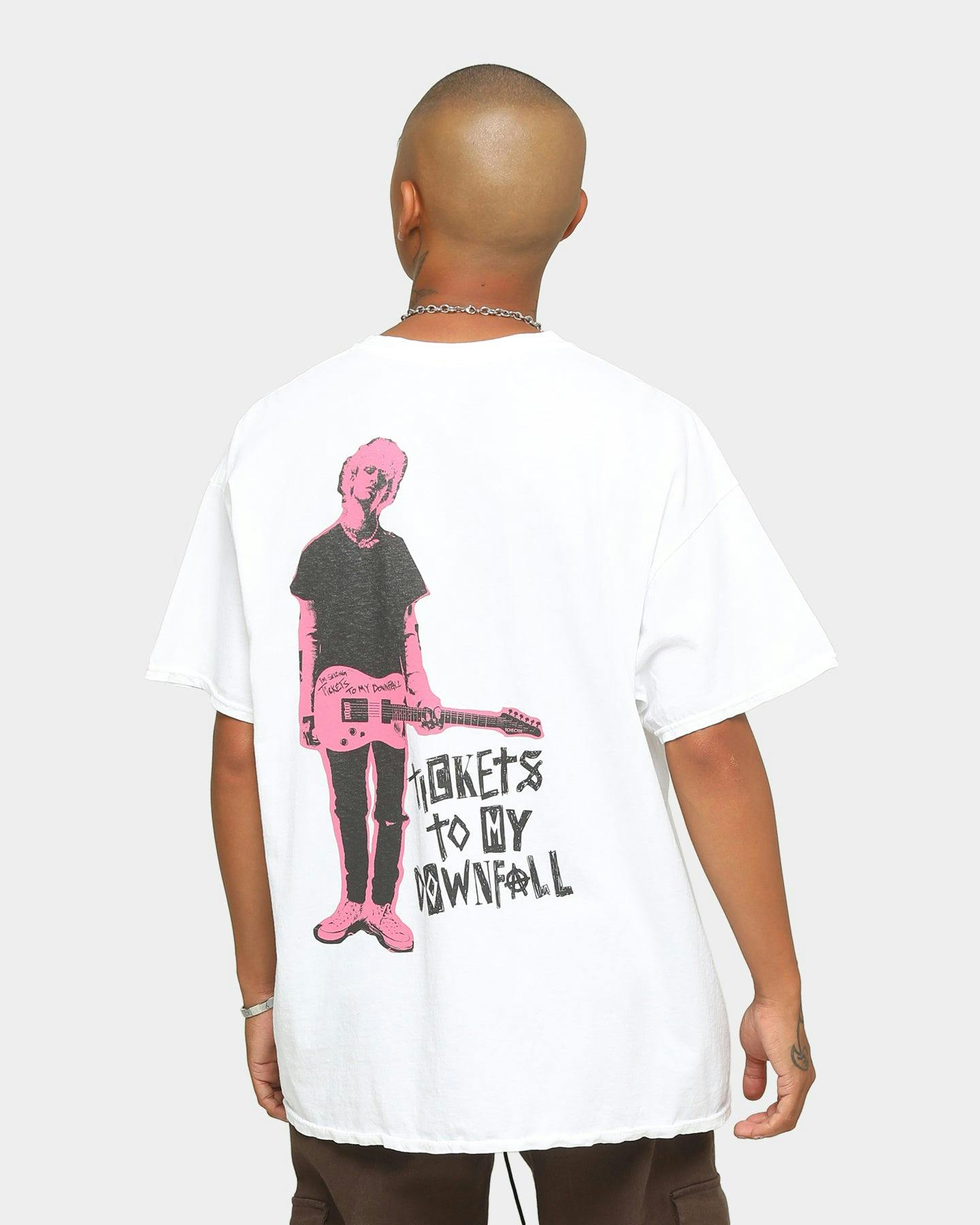 Machine Gun Kelly Tickets To My Downfall Vintage TShirt White