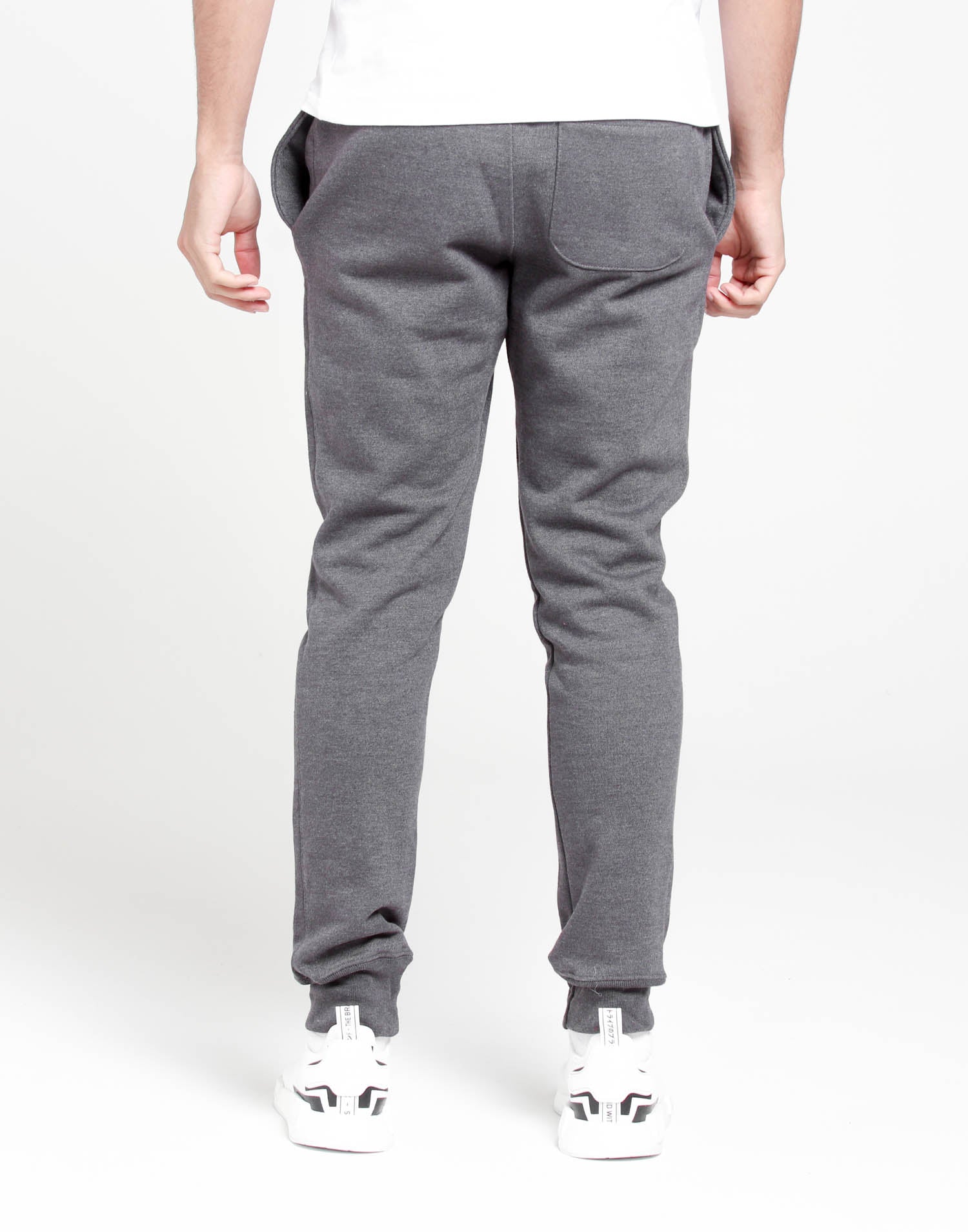 champion rev weave trim jogger black