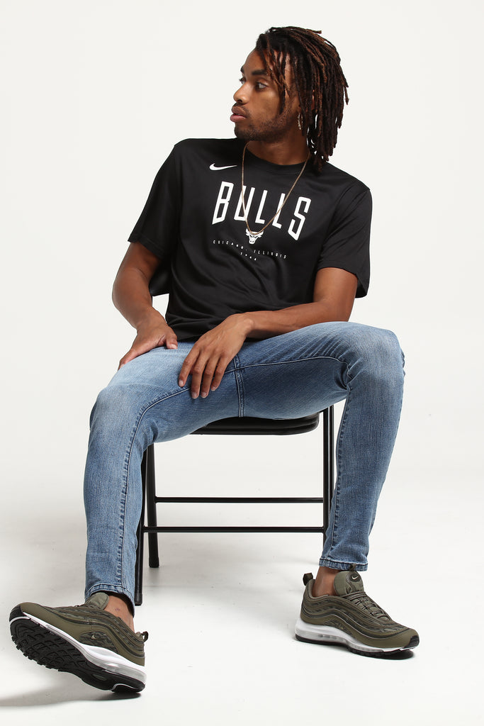 Nike Chicago Bulls Dri-Fit Tee Black/Graphite