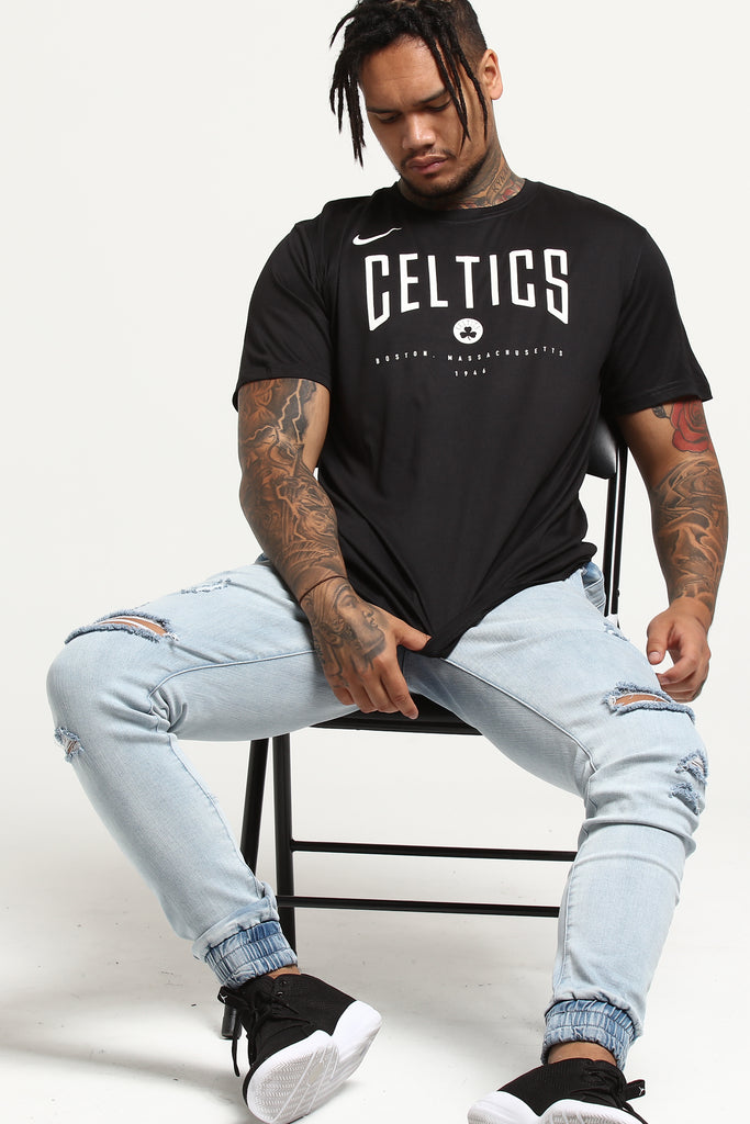 Nike Boston Celtics Dri-fit Tee Black/Graphite