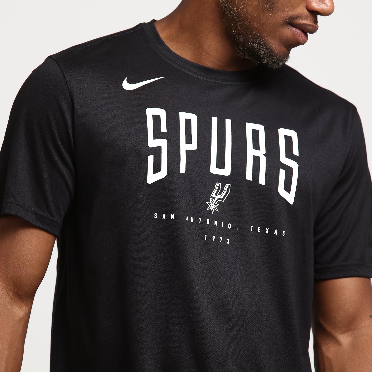 spurs dri fit shirt