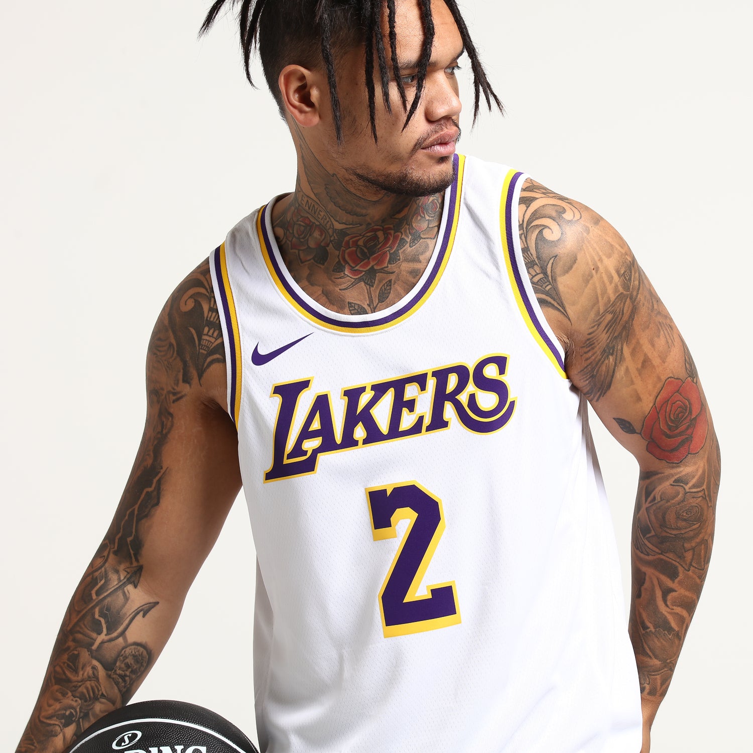 lonzo ball lakers jersey nike