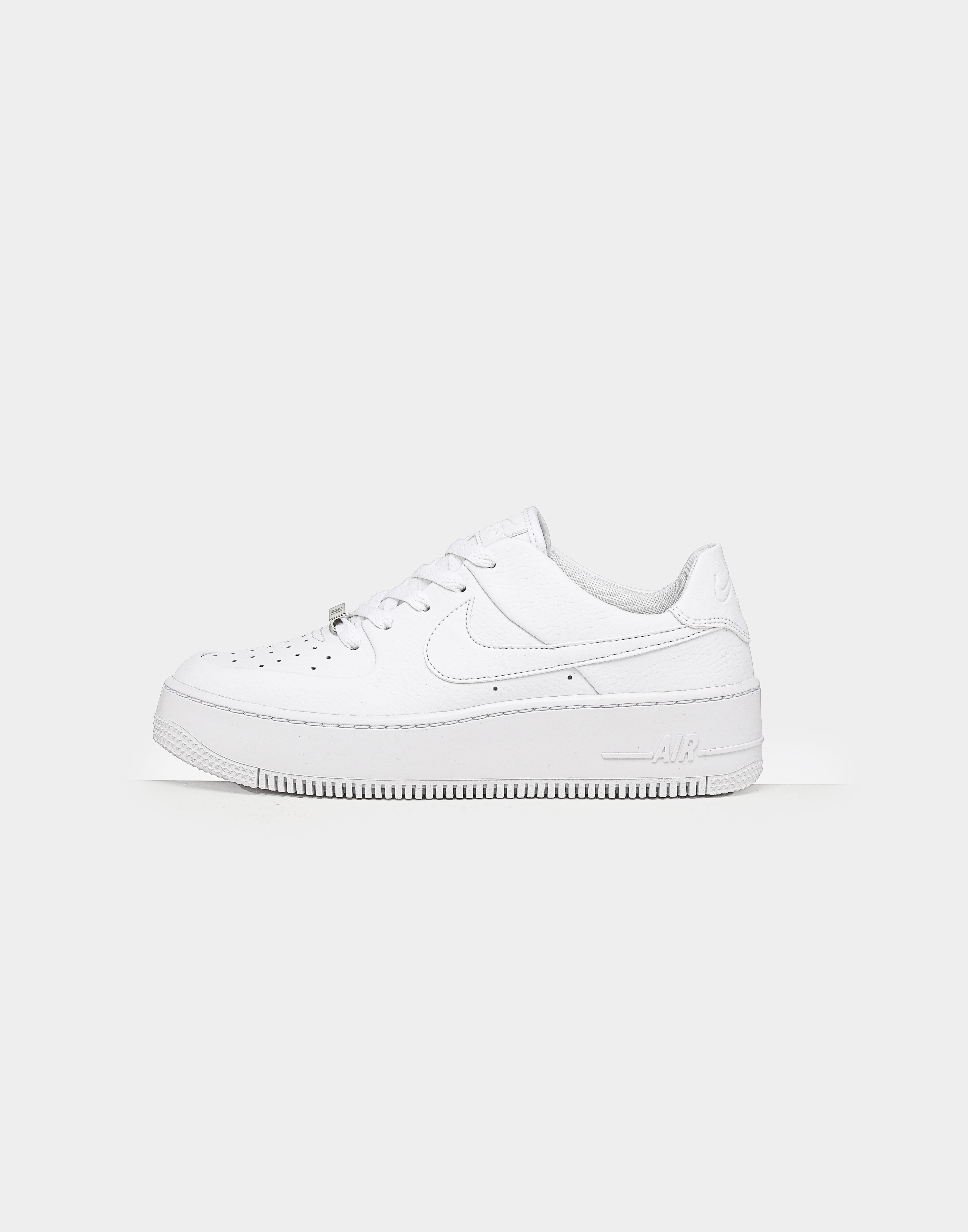 nike air force 1 sage low all white