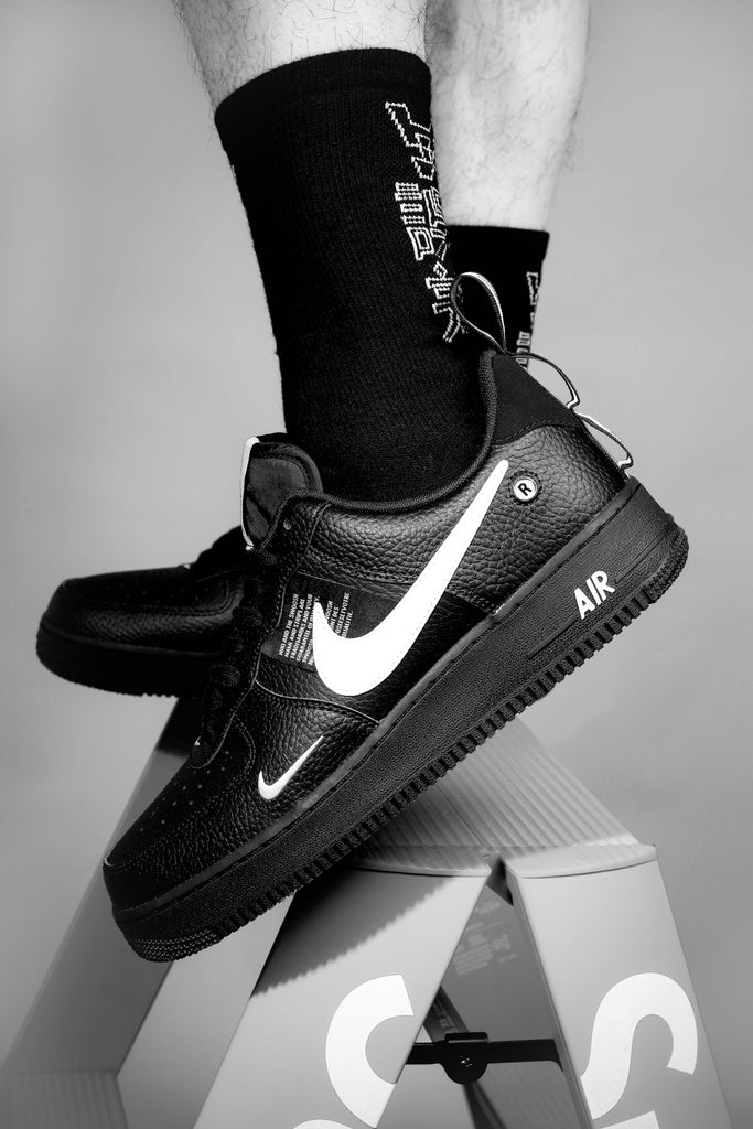 Force Lv8 Utility Nike Air 1 '07 Blackwhite Ibf6Y7gyv