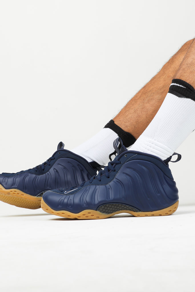 nike foamposite navy