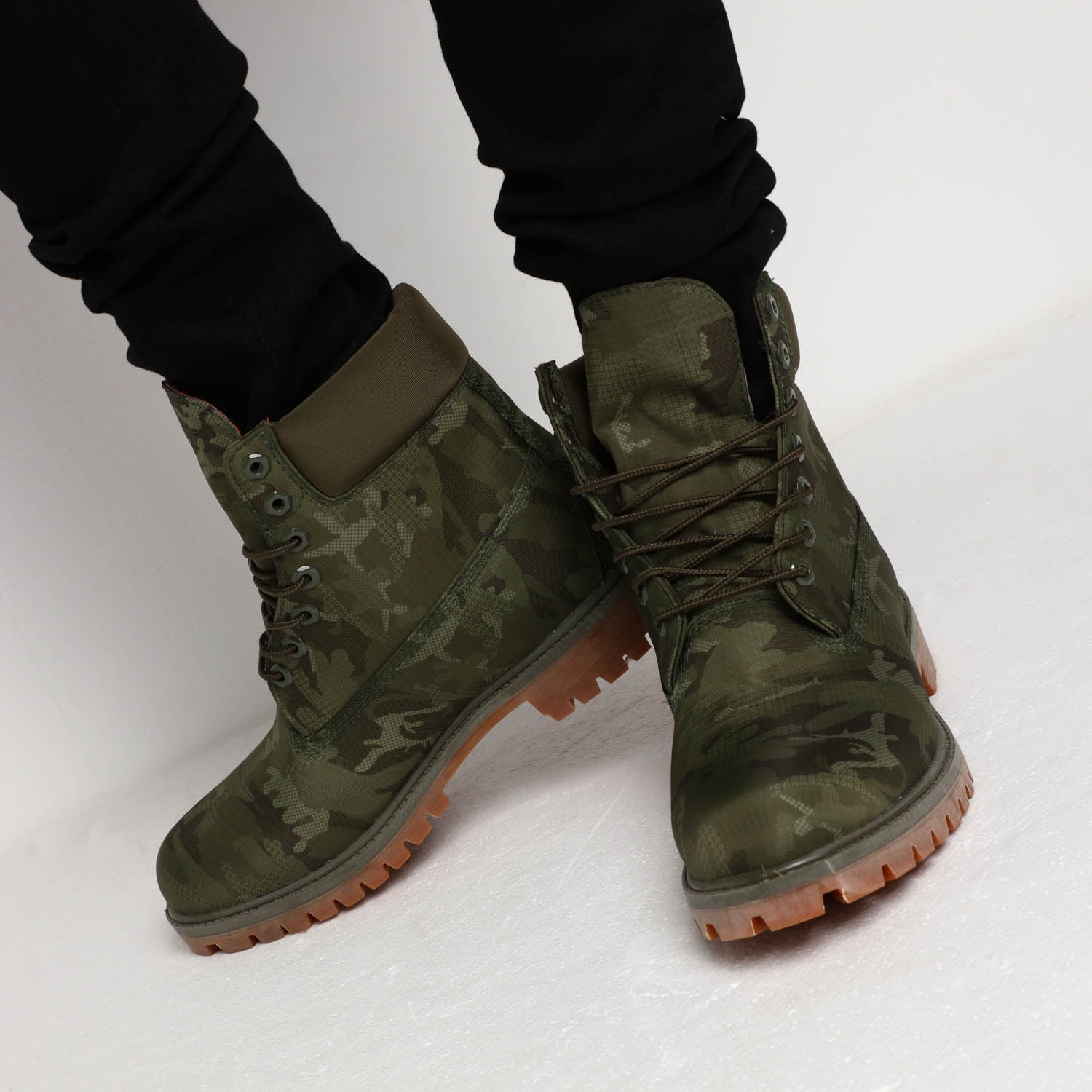 camouflage timberland boots