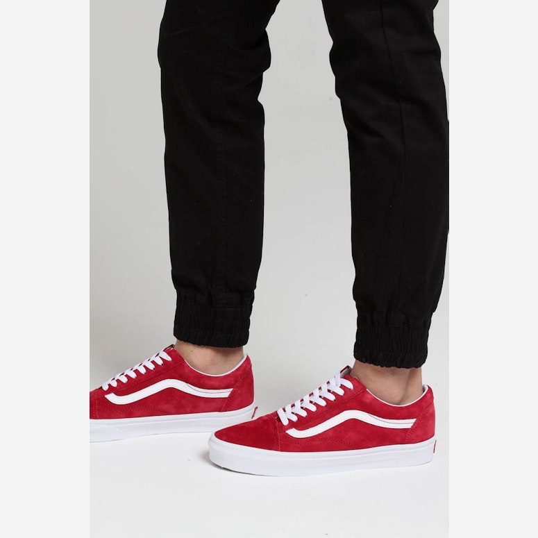 Vans Old Skool Pig Suede Red/White