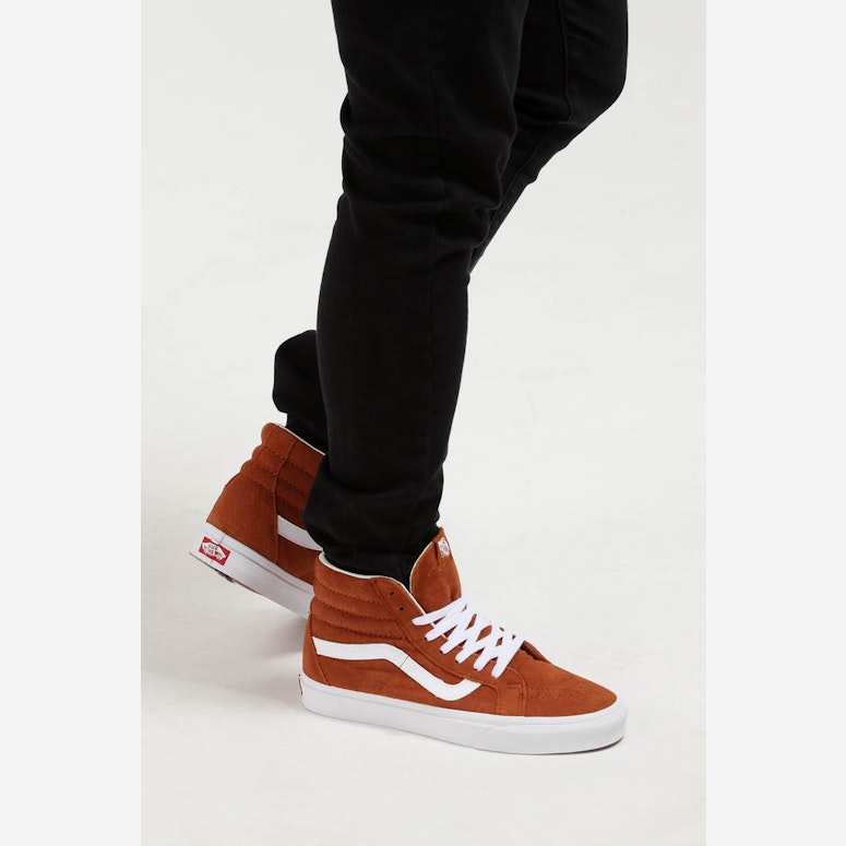 Vans SK8-HI Reissue Pig Suede Brown/White